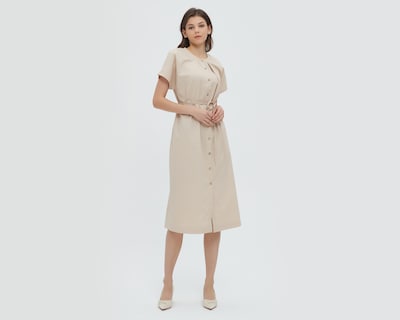 Foto 1 | Vestido Sahara Casual de Lino con Cinturón