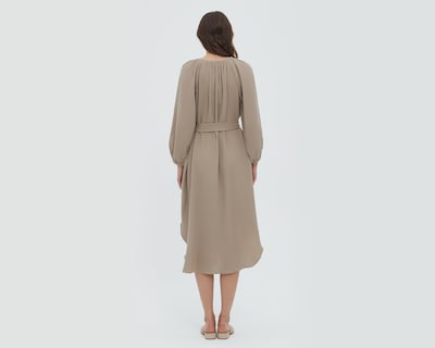 Foto 4 | Vestido Sahara Casual de Algodón con Manga Larga y Cinturón