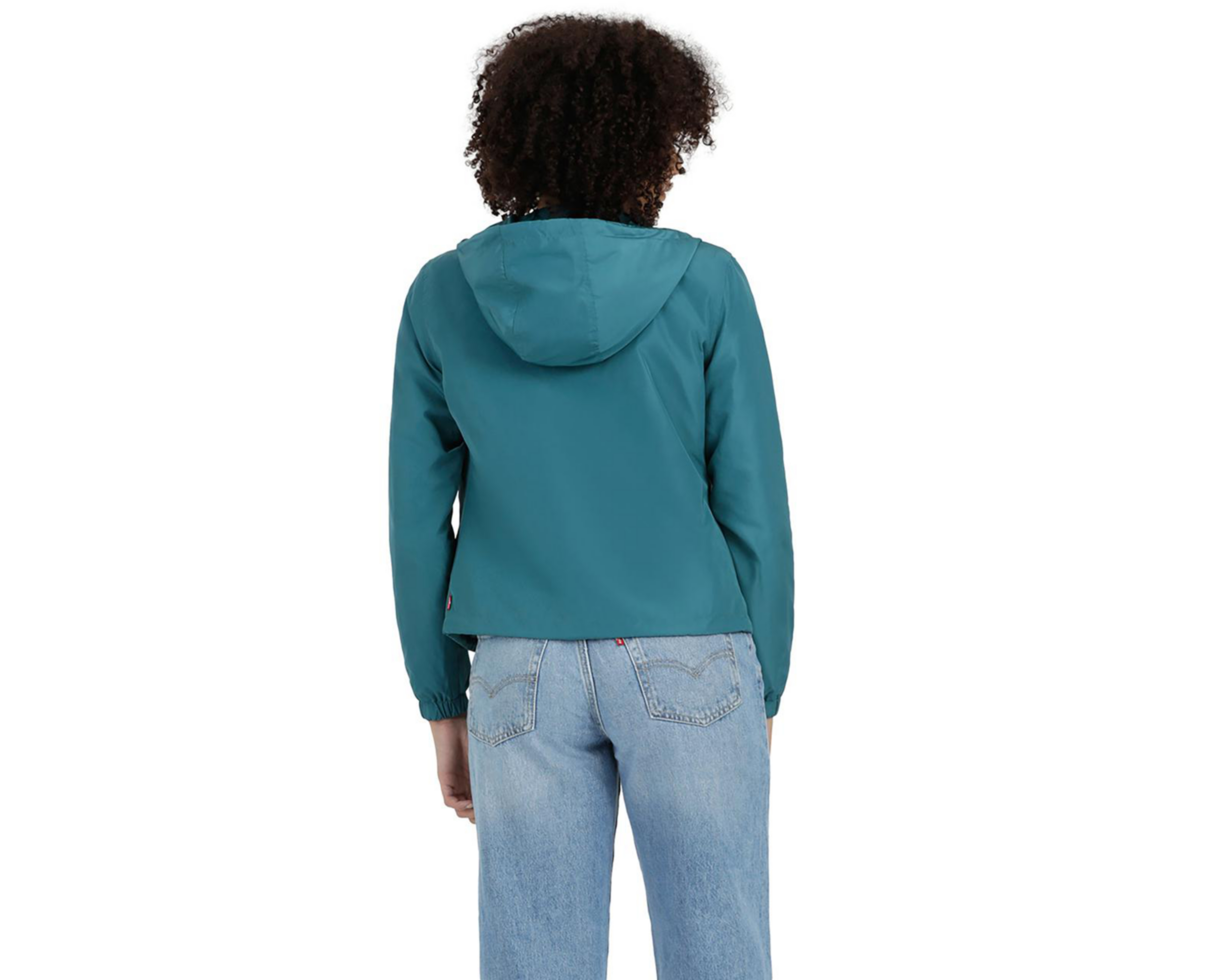 Foto 4 pulgar | Chamarra Levi's Impermeable Verde
