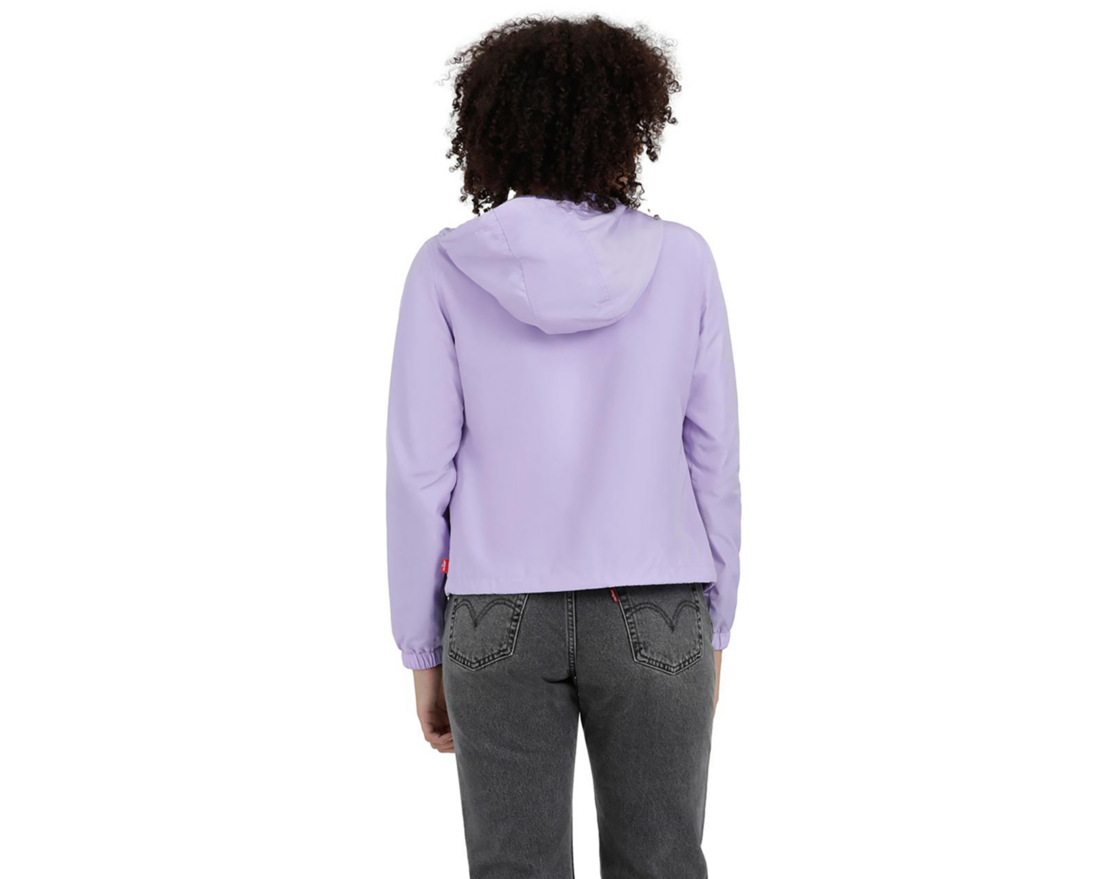 Foto 3 | Chamarra Levi's Lila con Capucha