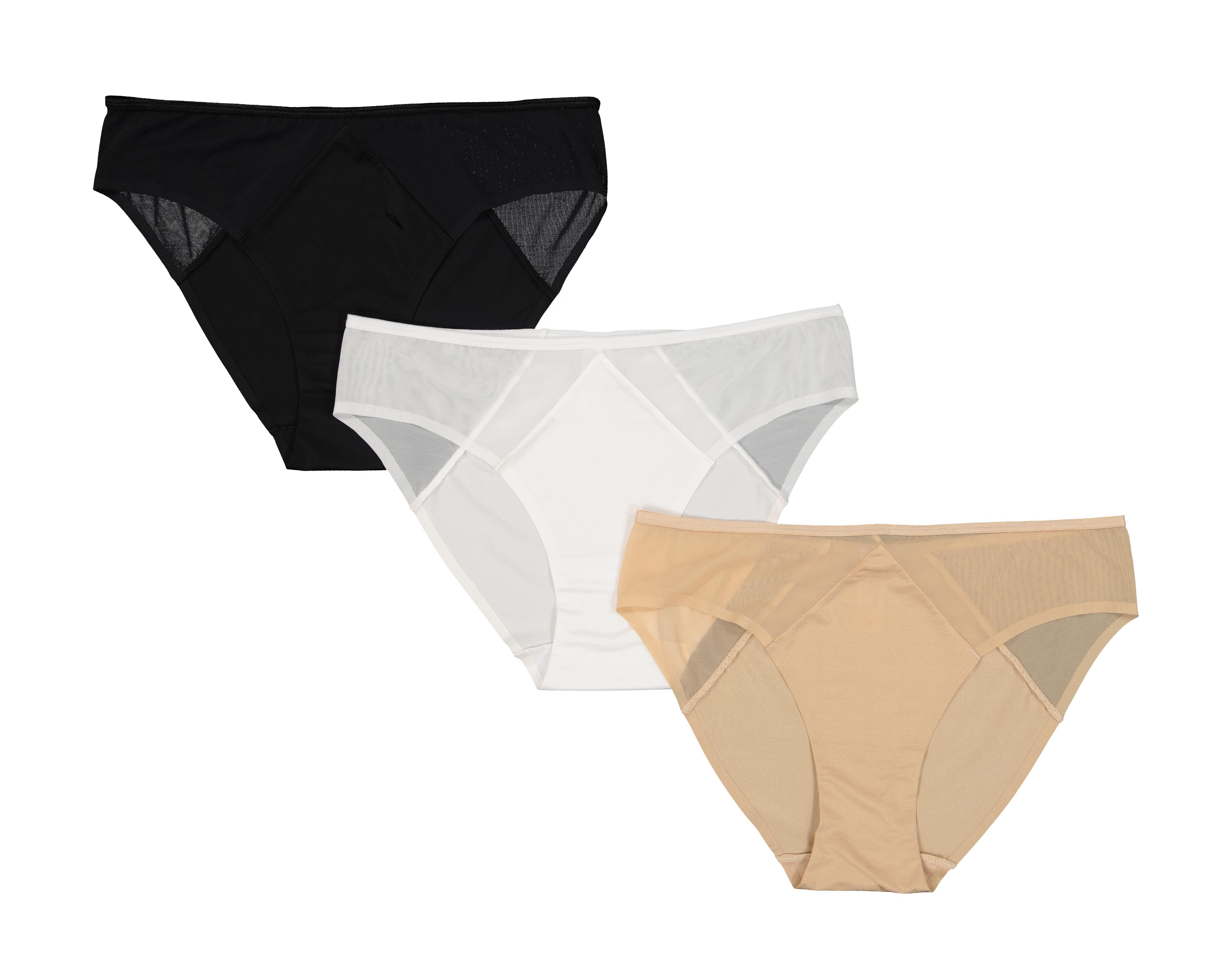 Foto 1 | Pantaleta con Mesh Beauty Secret para Mujer 3 Piezas
