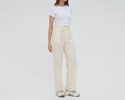 Foto 1 | Pantalón Sahara de Lino Beige