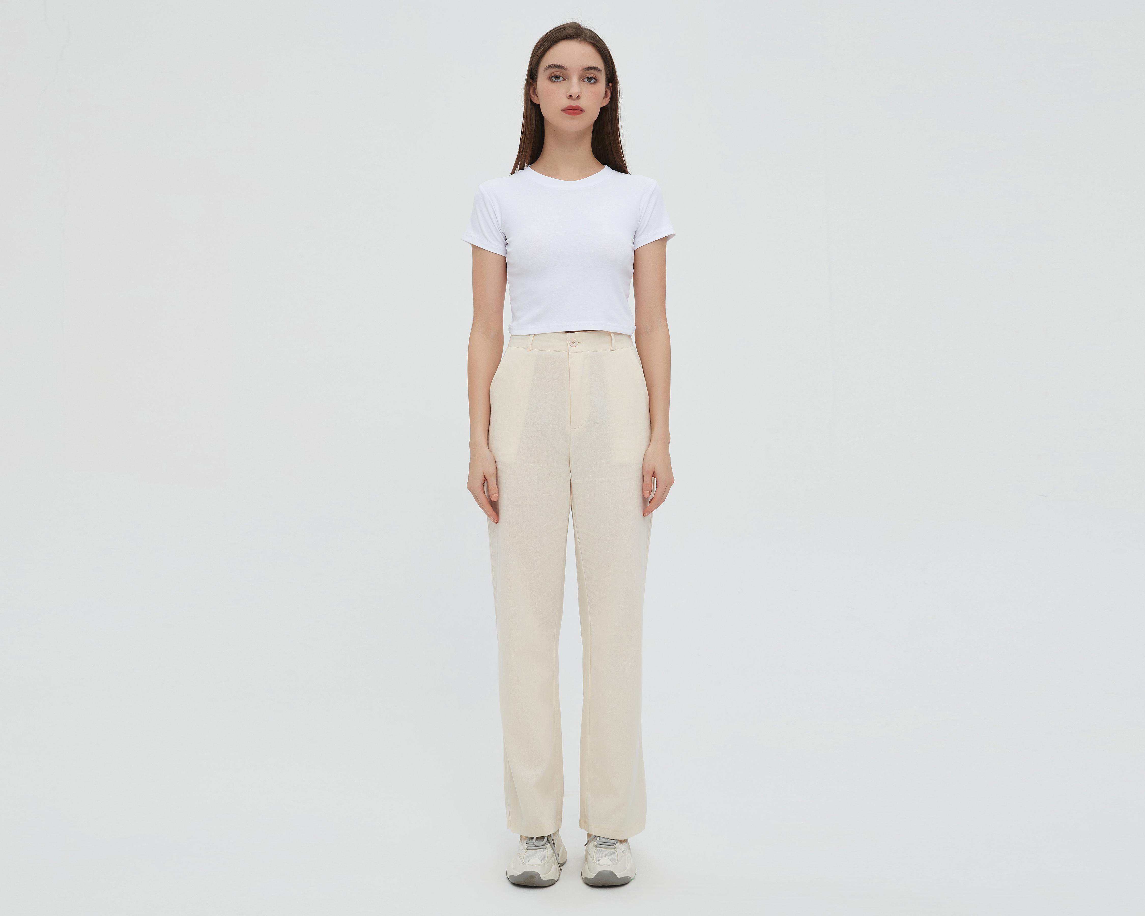 Foto 4 | Pantalón Sahara de Lino Beige