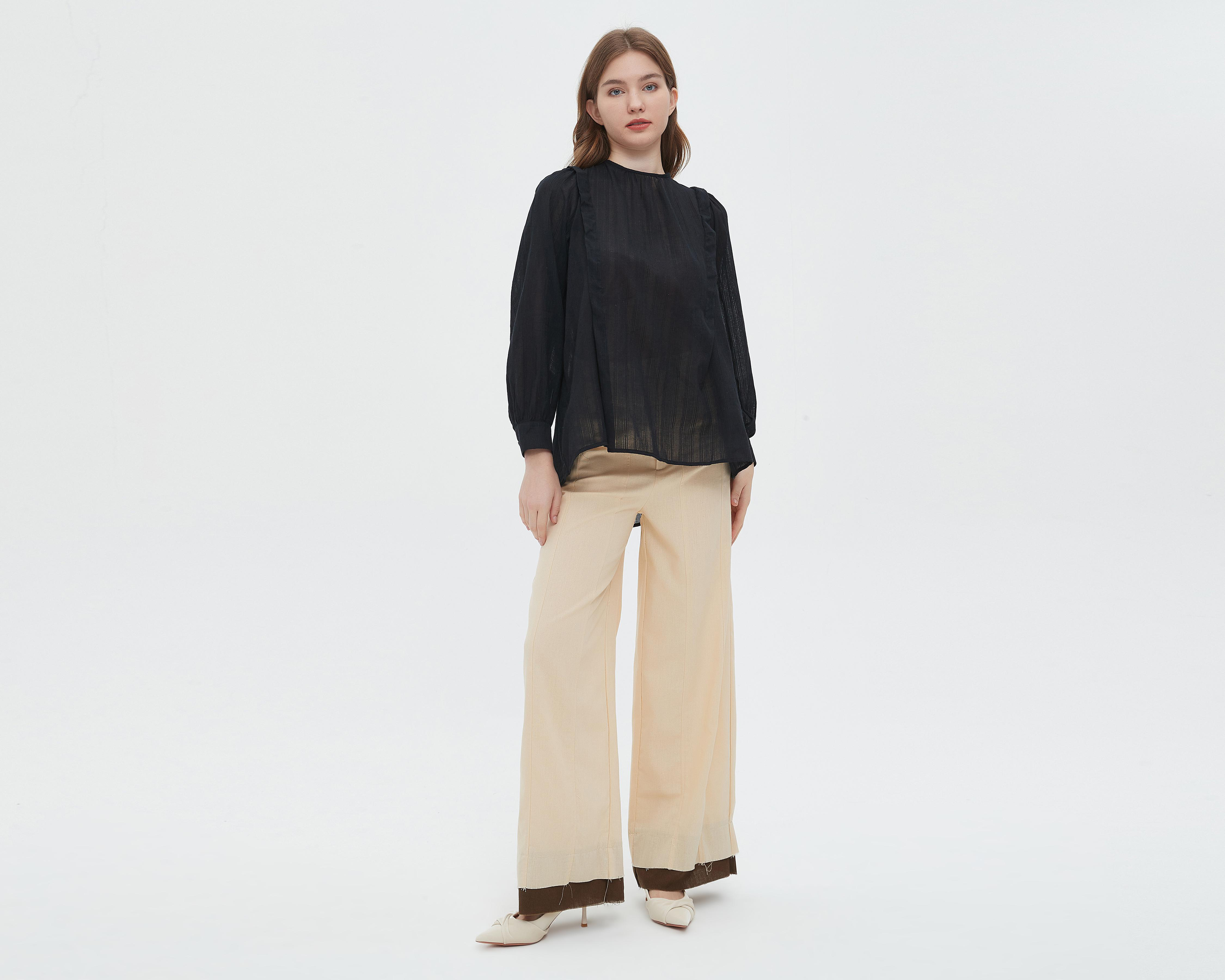 Foto 4 | Pantalón Sahara de Lino Beige