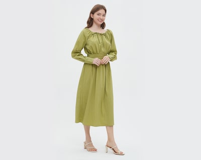 Foto 3 | Vestido Sahara Casual Midi Manga Larga