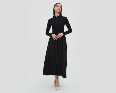 Foto 3 | Vestido Sahara Casual Midi Manga Larga