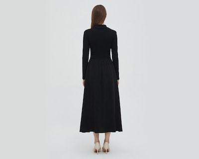 Foto 4 | Vestido Sahara Casual Midi Manga Larga