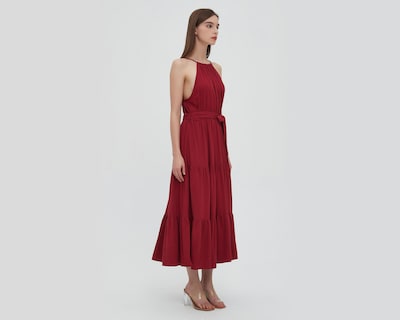 Foto 2 | Vestido Sahara Casual Midi Cuello Halter