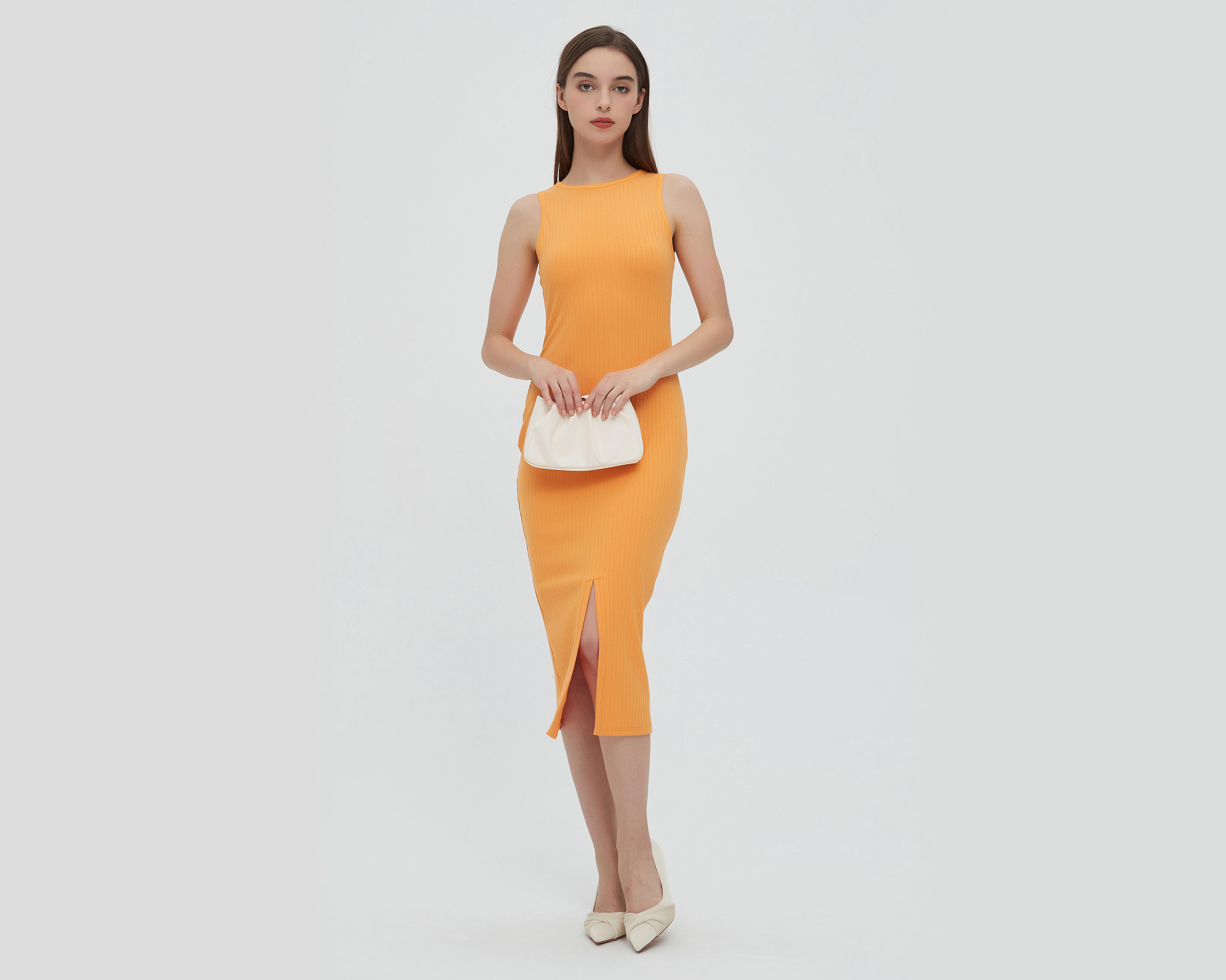 Foto 5 pulgar | Vestido Sahara Casual Midi sin Mangas