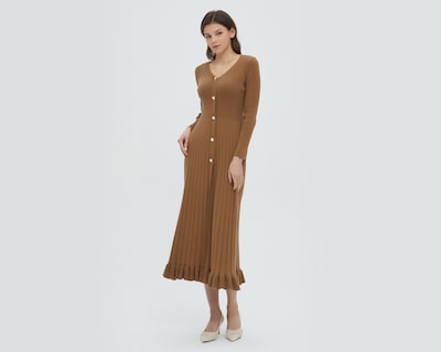 Foto 2 | Vestido Sahara Casual Midi Manga Larga