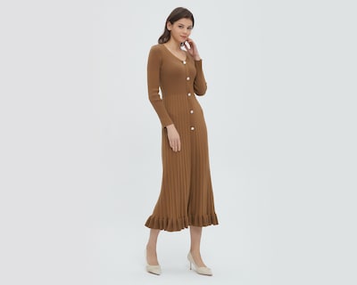 Foto 5 | Vestido Sahara Casual Midi Manga Larga
