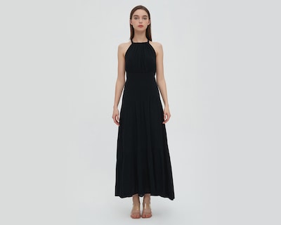 Foto 1 | Vestido Sahara Casual Largo con Cuello Halter