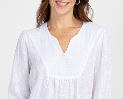 Foto 4 | Blusa Blanca Alexis para Mujer