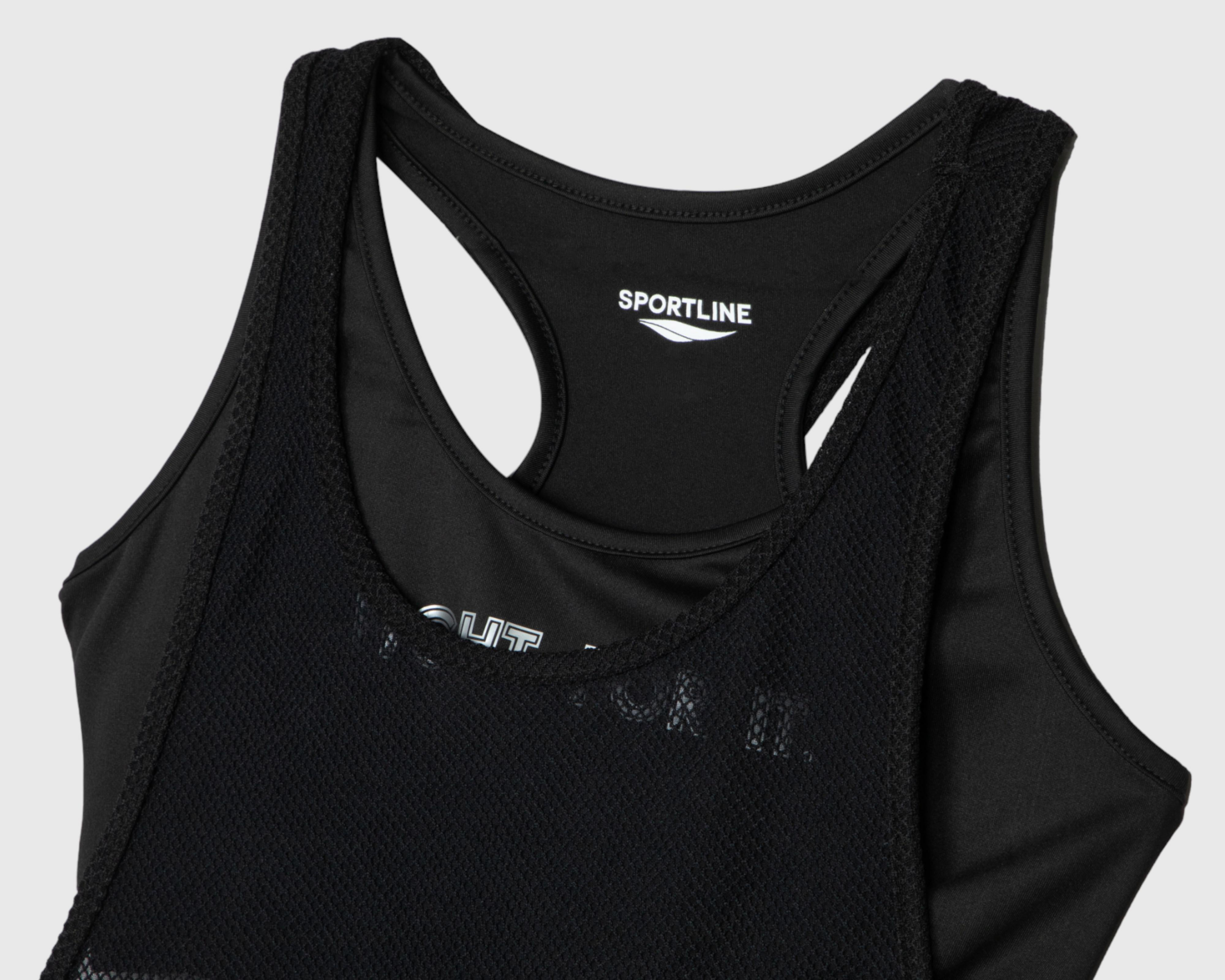 Foto 4 pulgar | Playera de Entrenamiento Sportline con Top para Mujer