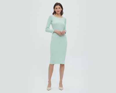 Foto 2 | Vestido Sahara Casual Menta con Manga Larga
