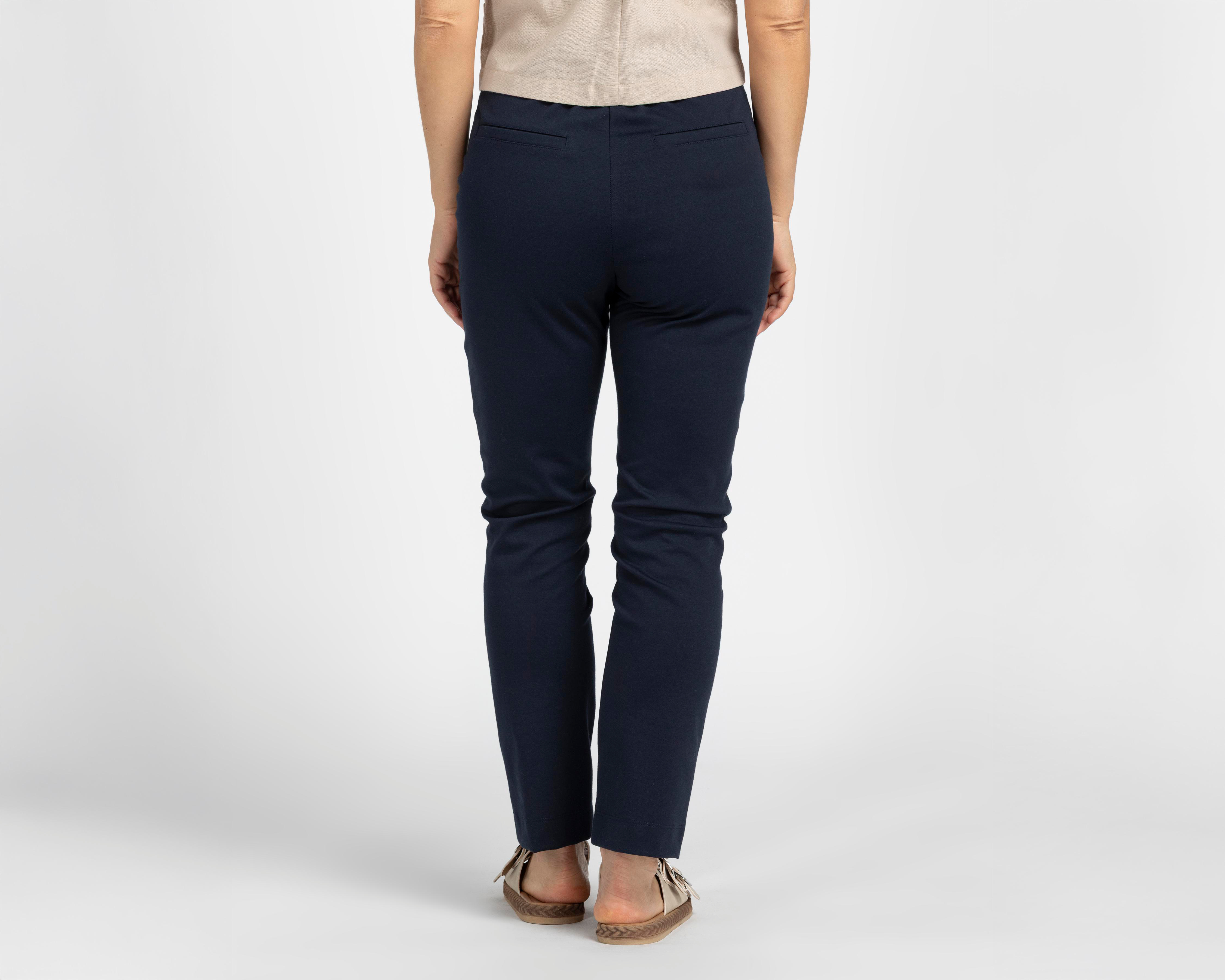 Foto 4 pulgar | Pantalón Alexis Azul para Mujer