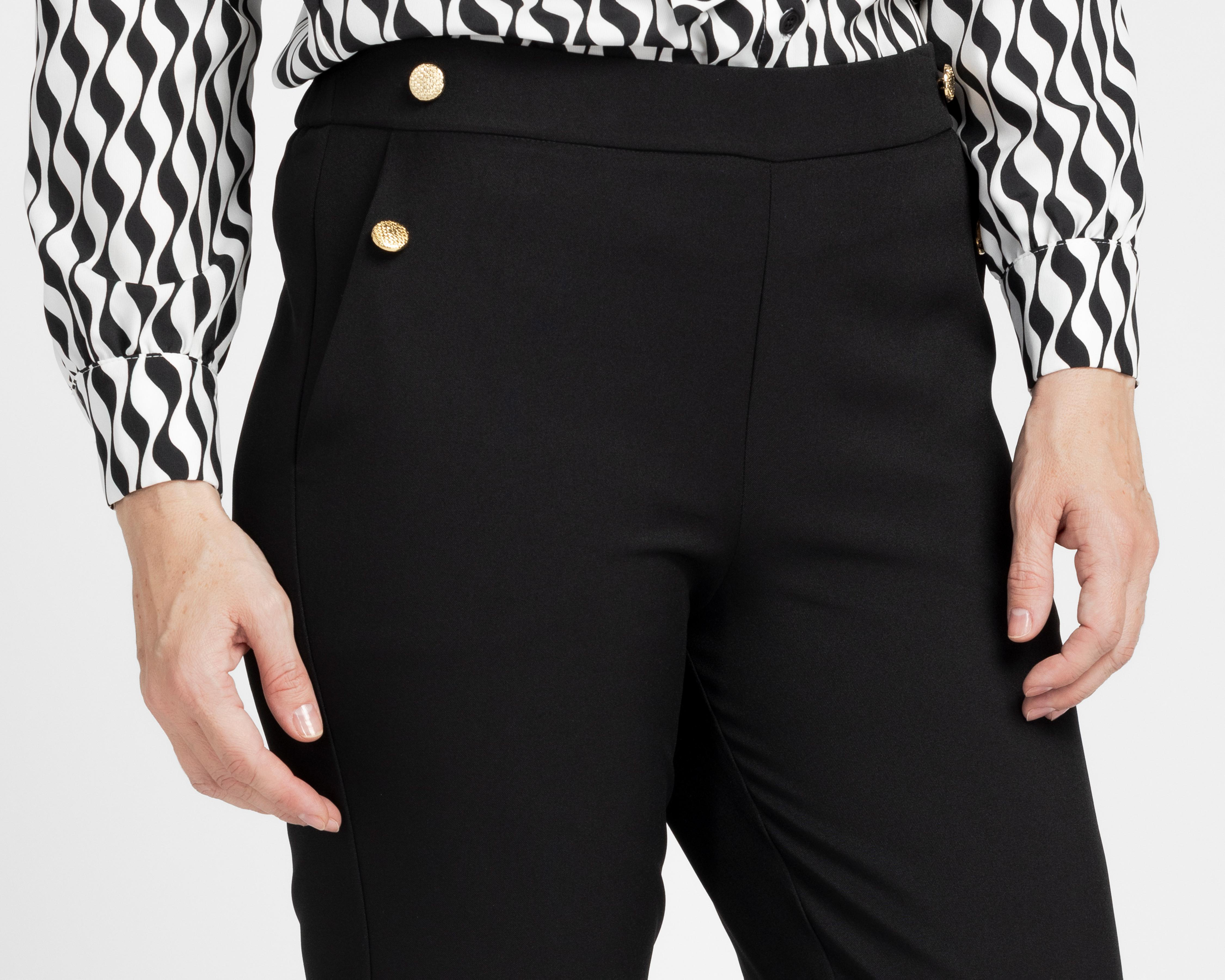 Foto 4 | Pantalón de Vestir Sahara Negro para Mujer