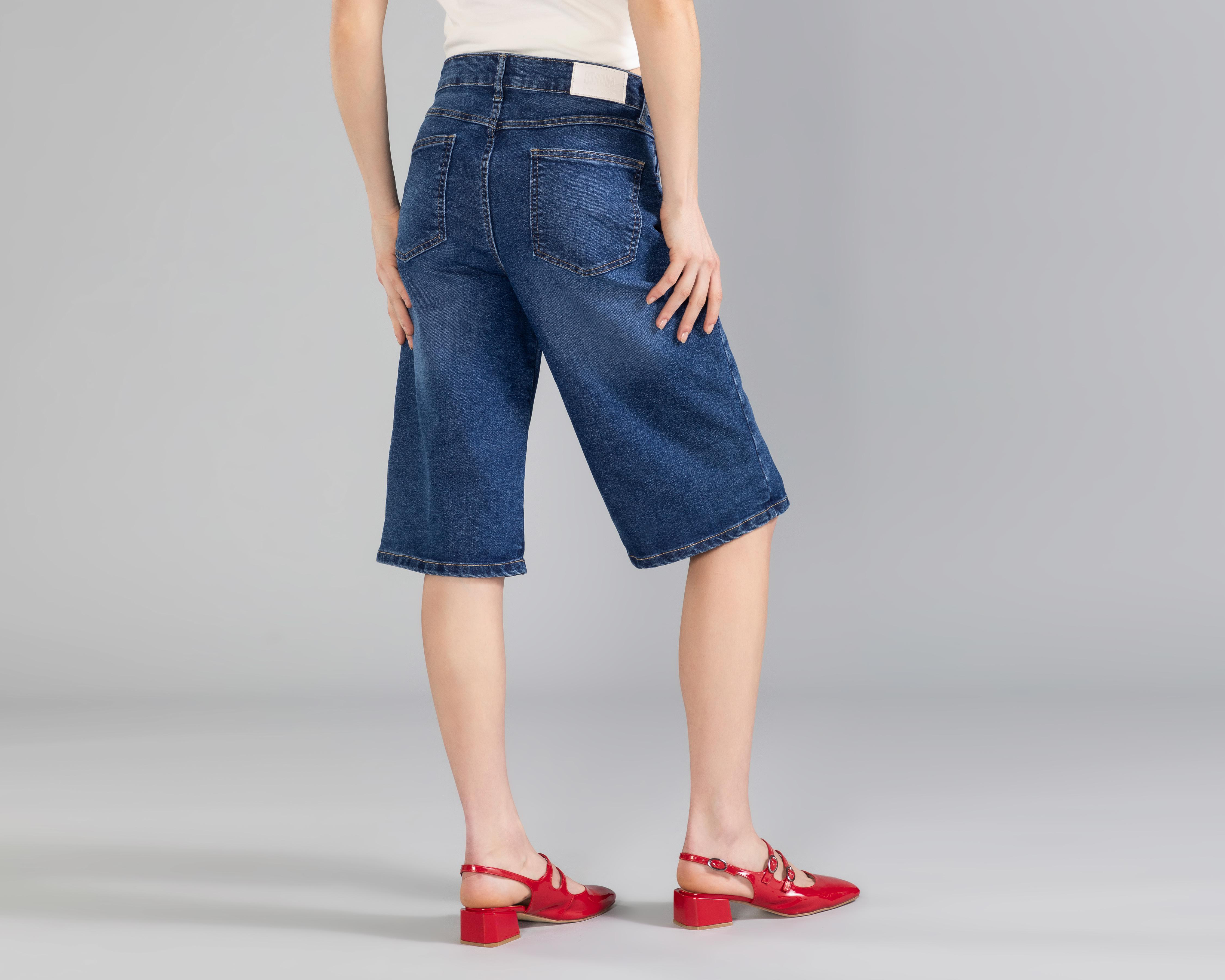 Foto 3 | Pantalón Capri Strona de Mezclilla Juvenil