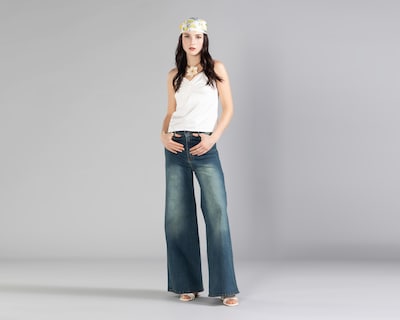 Foto 1 | Jeans Strona Acampanados para Mujer