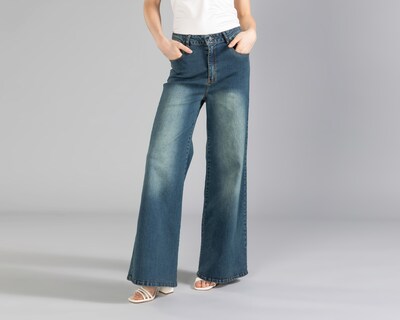 Foto 2 | Jeans Strona Acampanados para Mujer