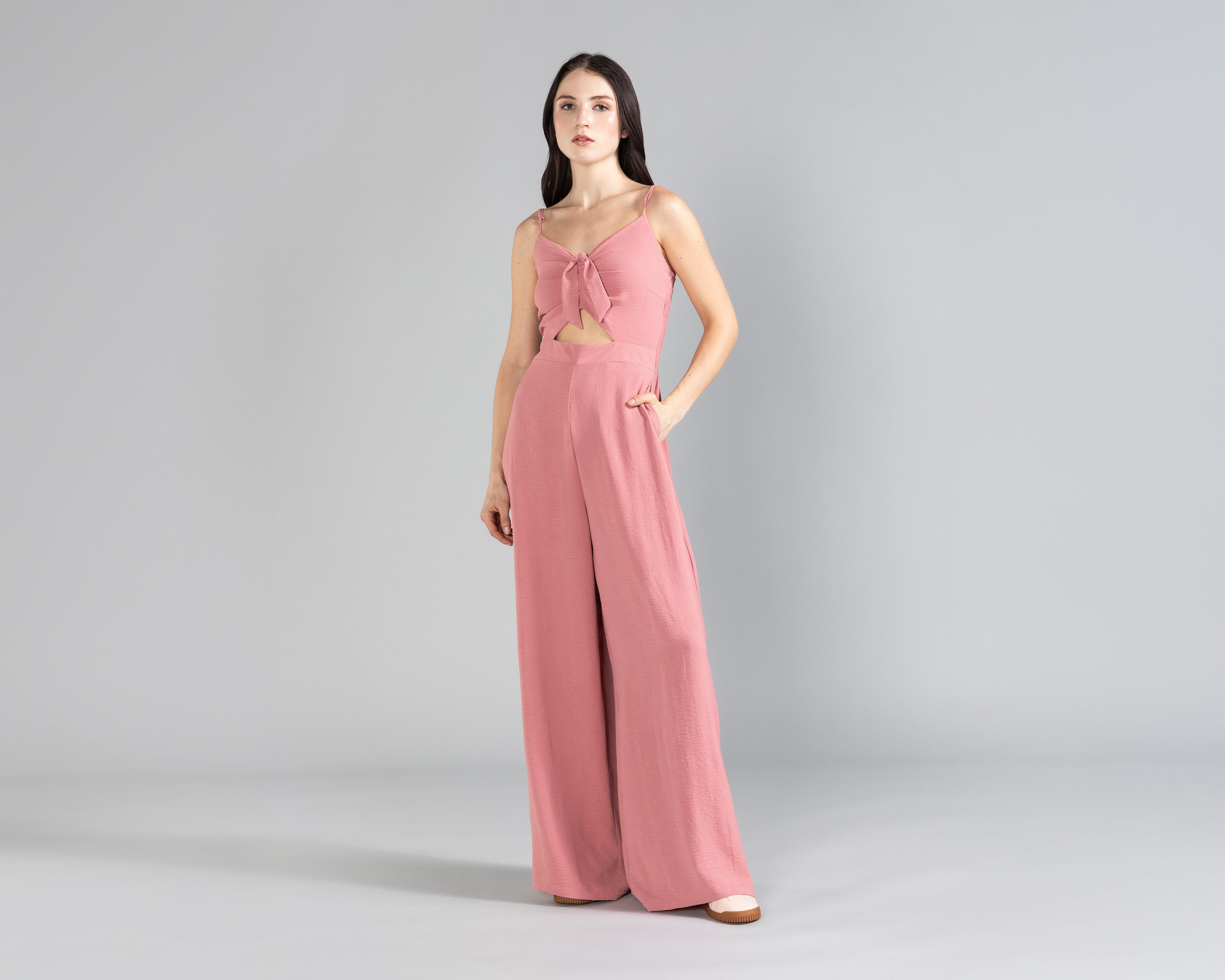 Foto 3 pulgar | Jumper Casual Strona Rosa con Elástico para Mujer
