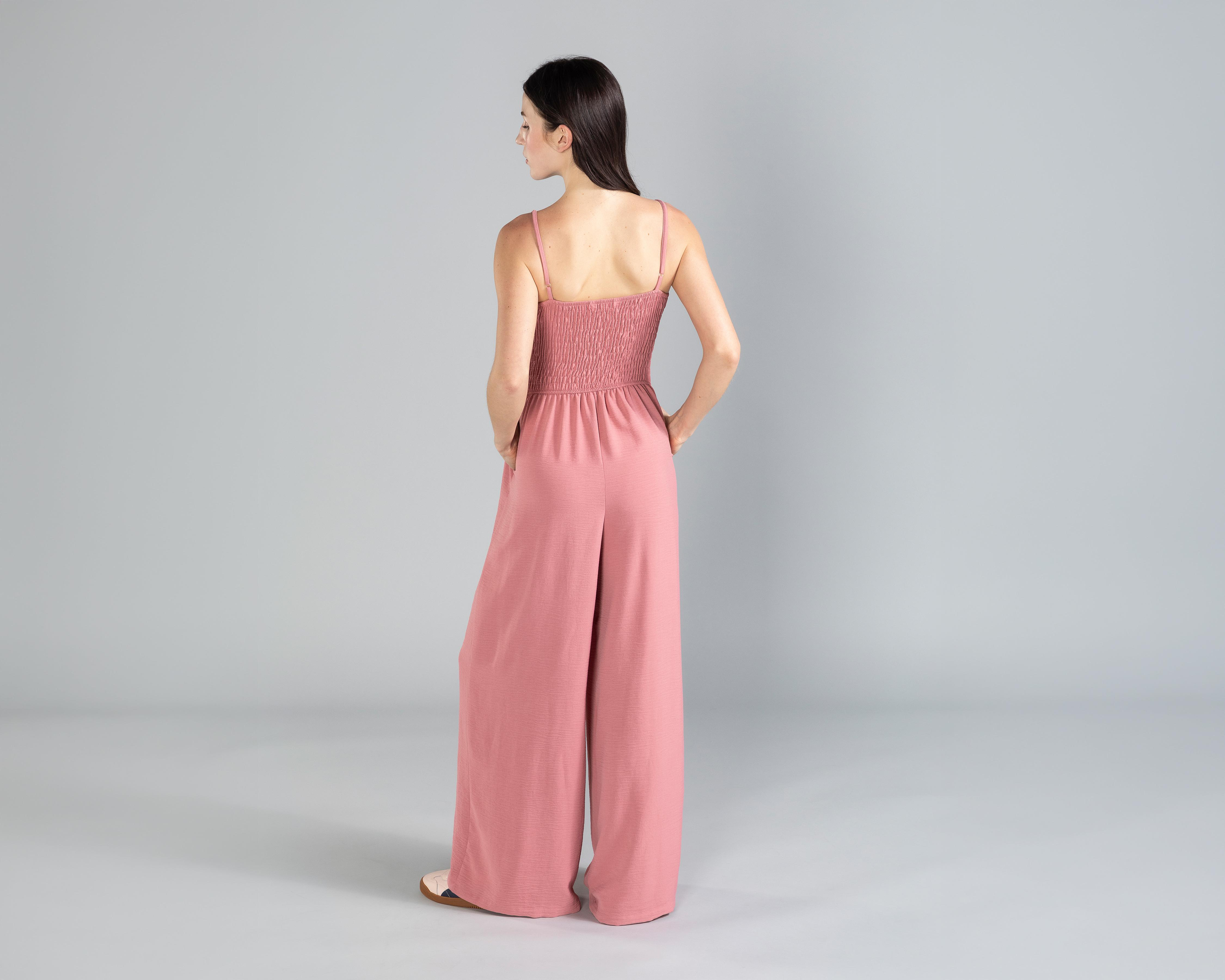 Foto 4 pulgar | Jumper Casual Strona Rosa con Elástico para Mujer