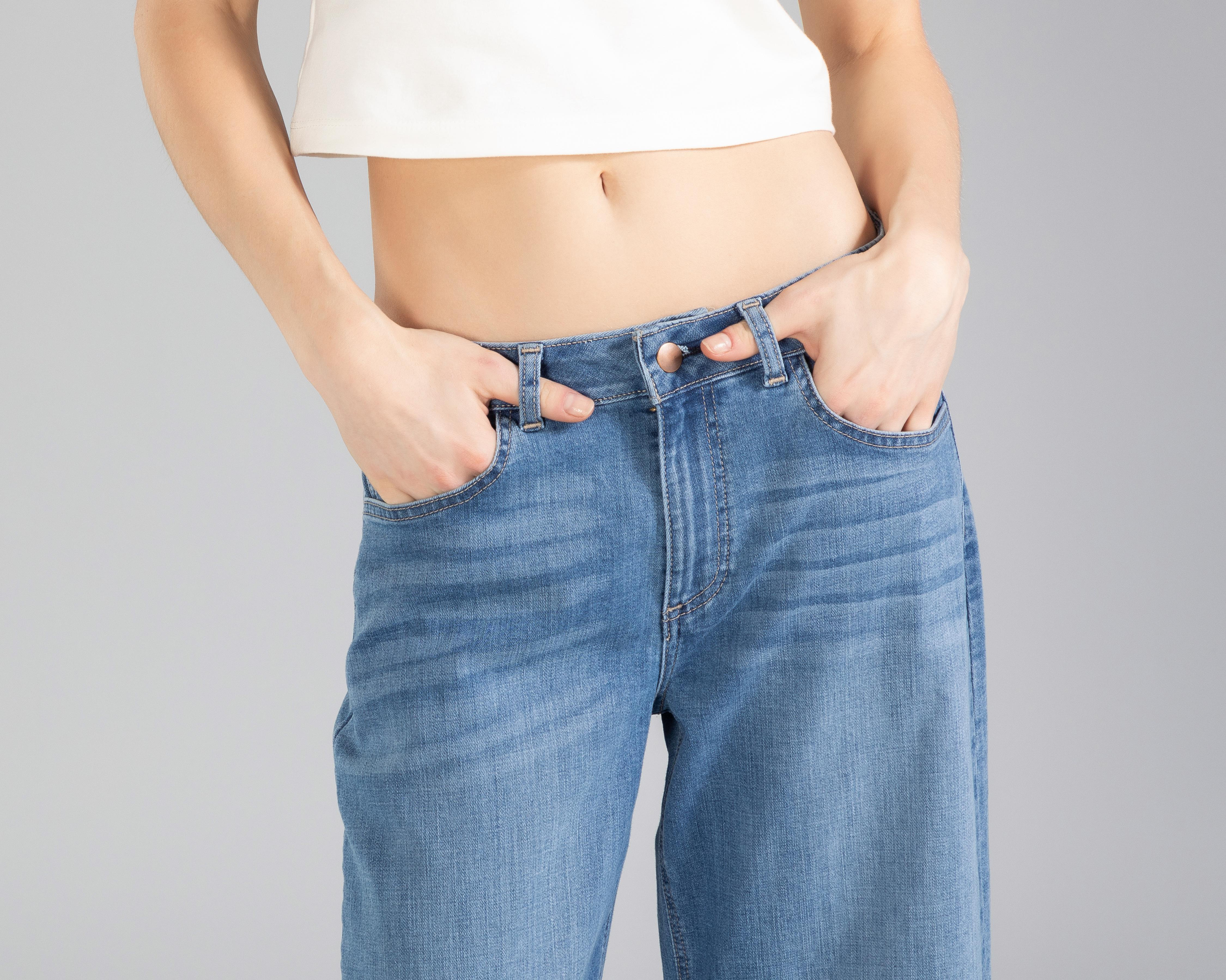 Foto 5 pulgar | Jeans Wide Leg Strona para Mujer