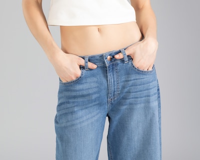 Foto 4 | Jeans Wide Leg Strona para Mujer