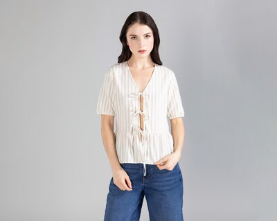 Foto 2 | Blusa Strona a Rayas Juvenil