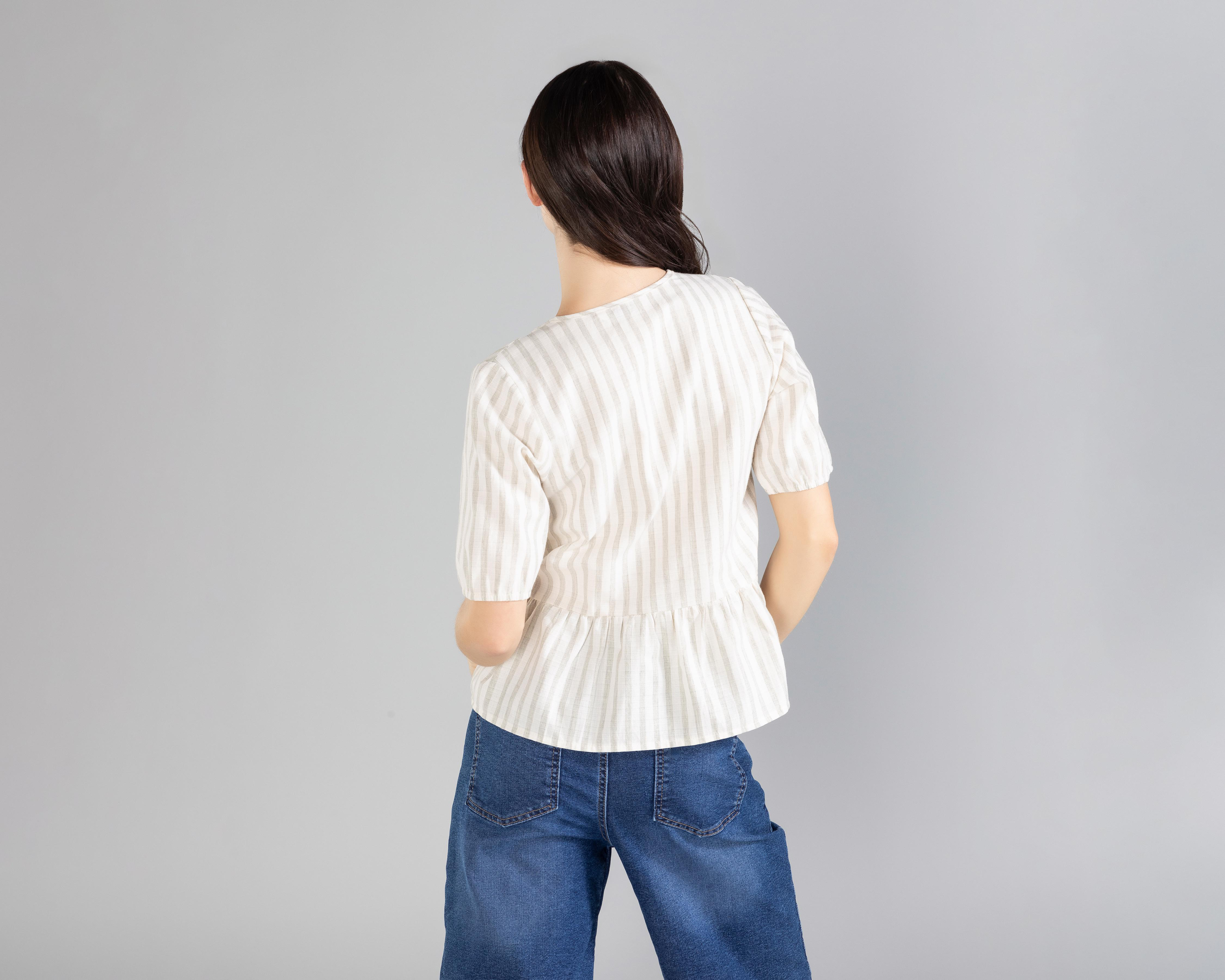 Foto 3 | Blusa Strona a Rayas Juvenil