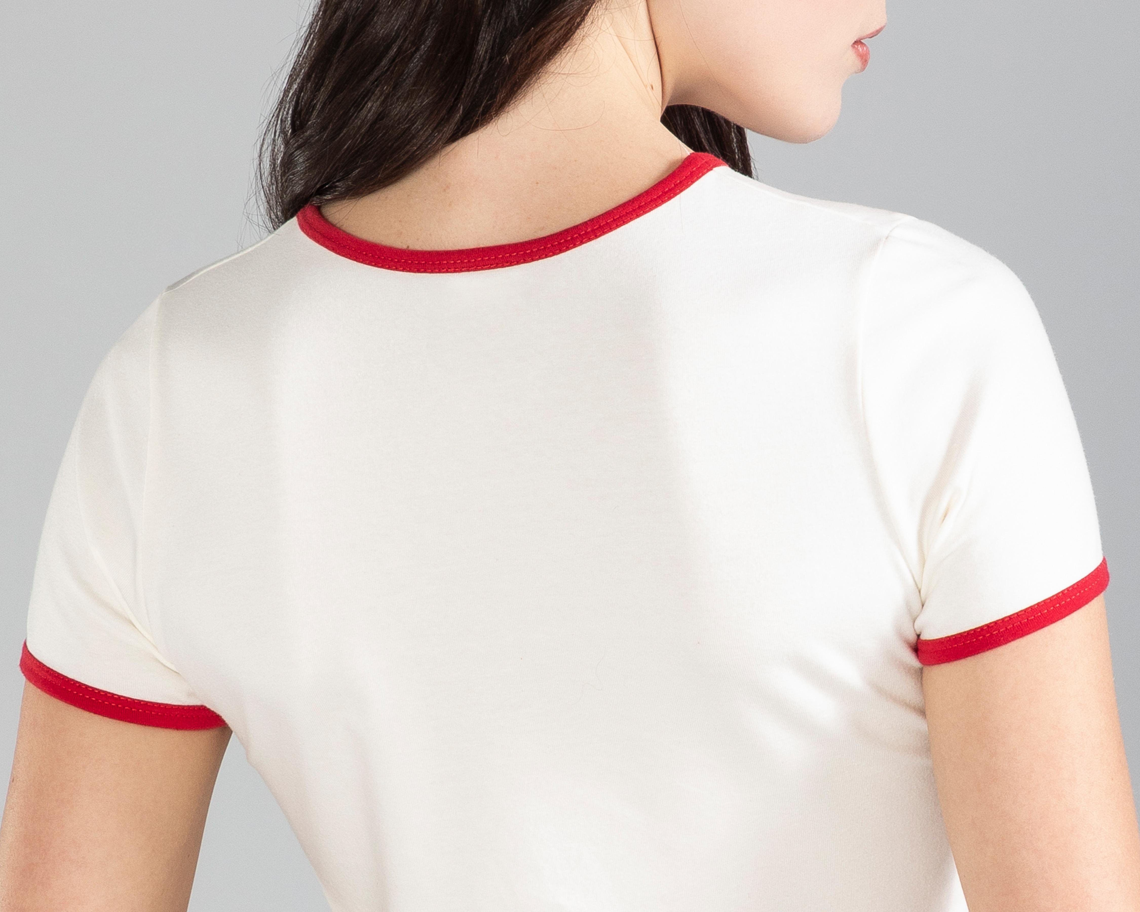 Foto 6 pulgar | Playera Strona Estampada Juvenil