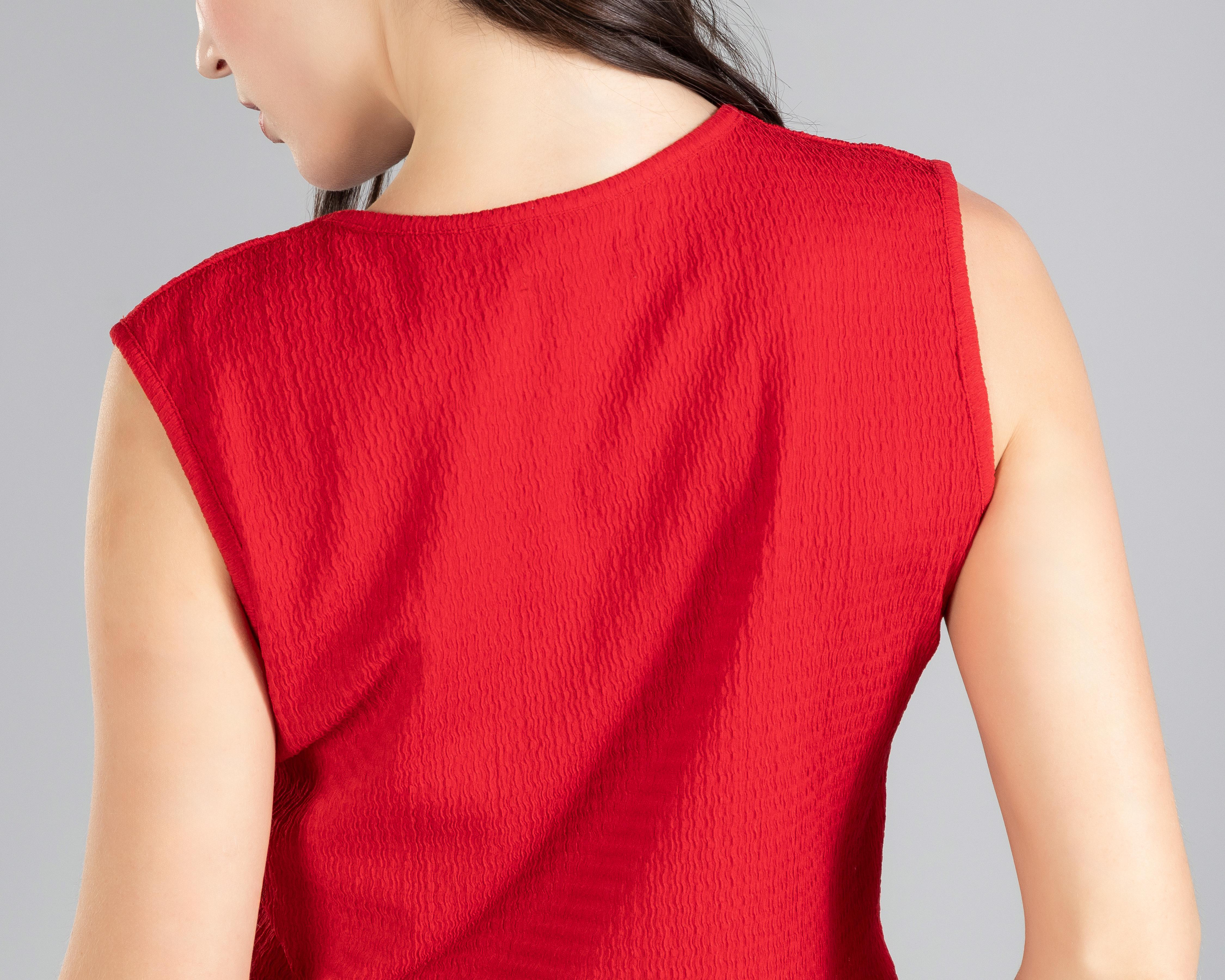 Foto 6 pulgar | Blusa Strona con Tirantes Frontales Juvenil