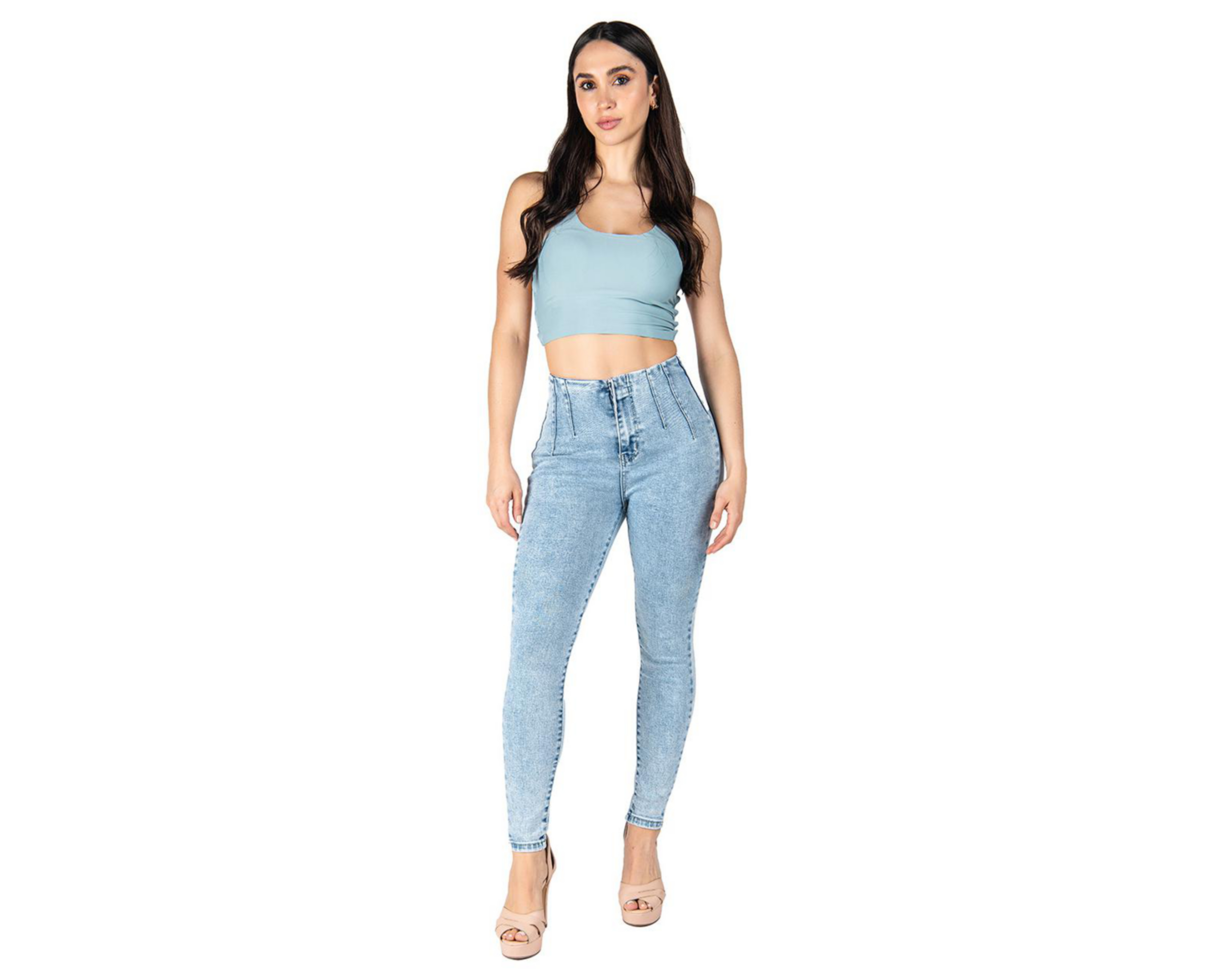 Foto 3 pulgar | Jeans Skinny Most Look para Mujer
