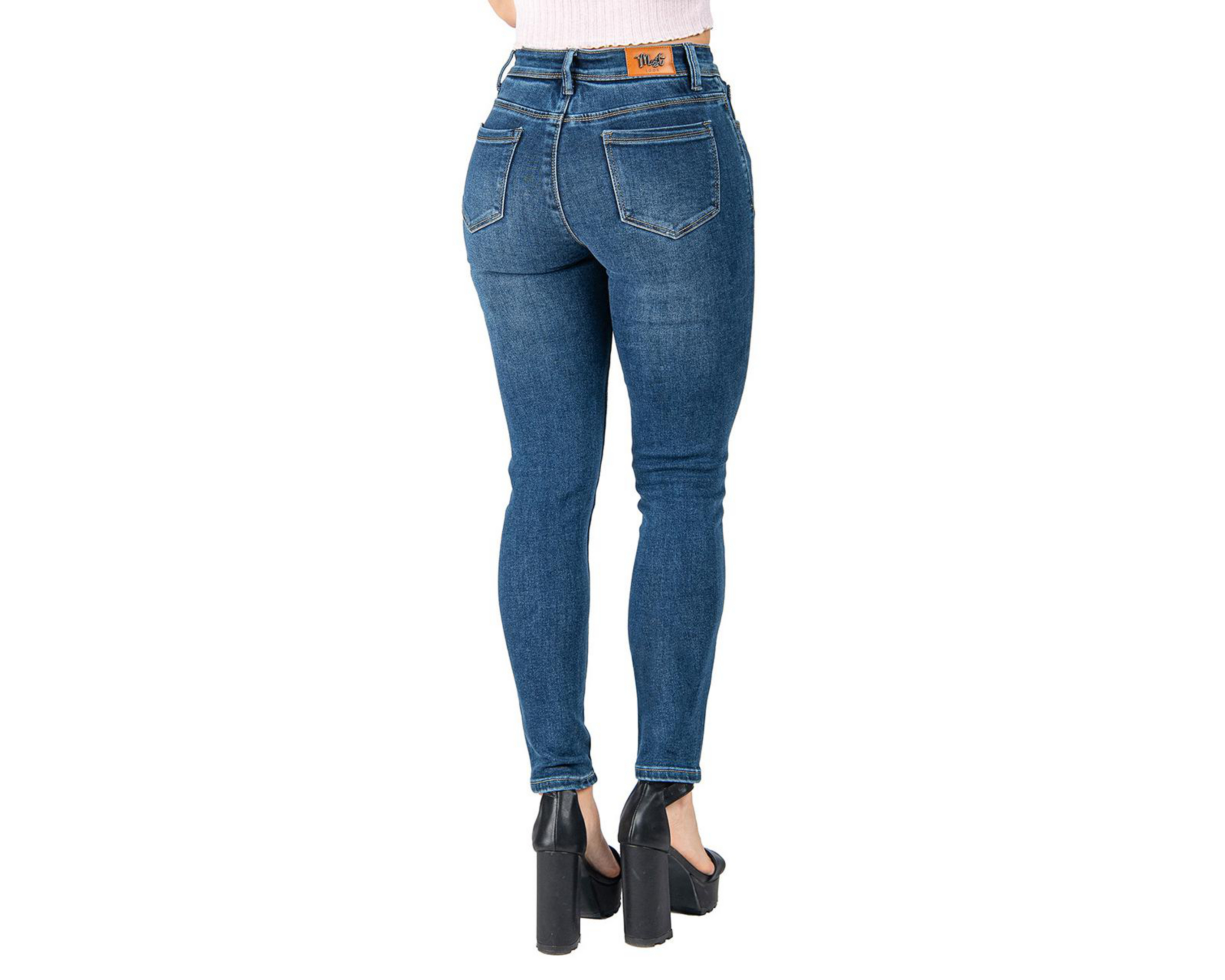 Foto 4 pulgar | Jeans Skinny Most Look para Mujer