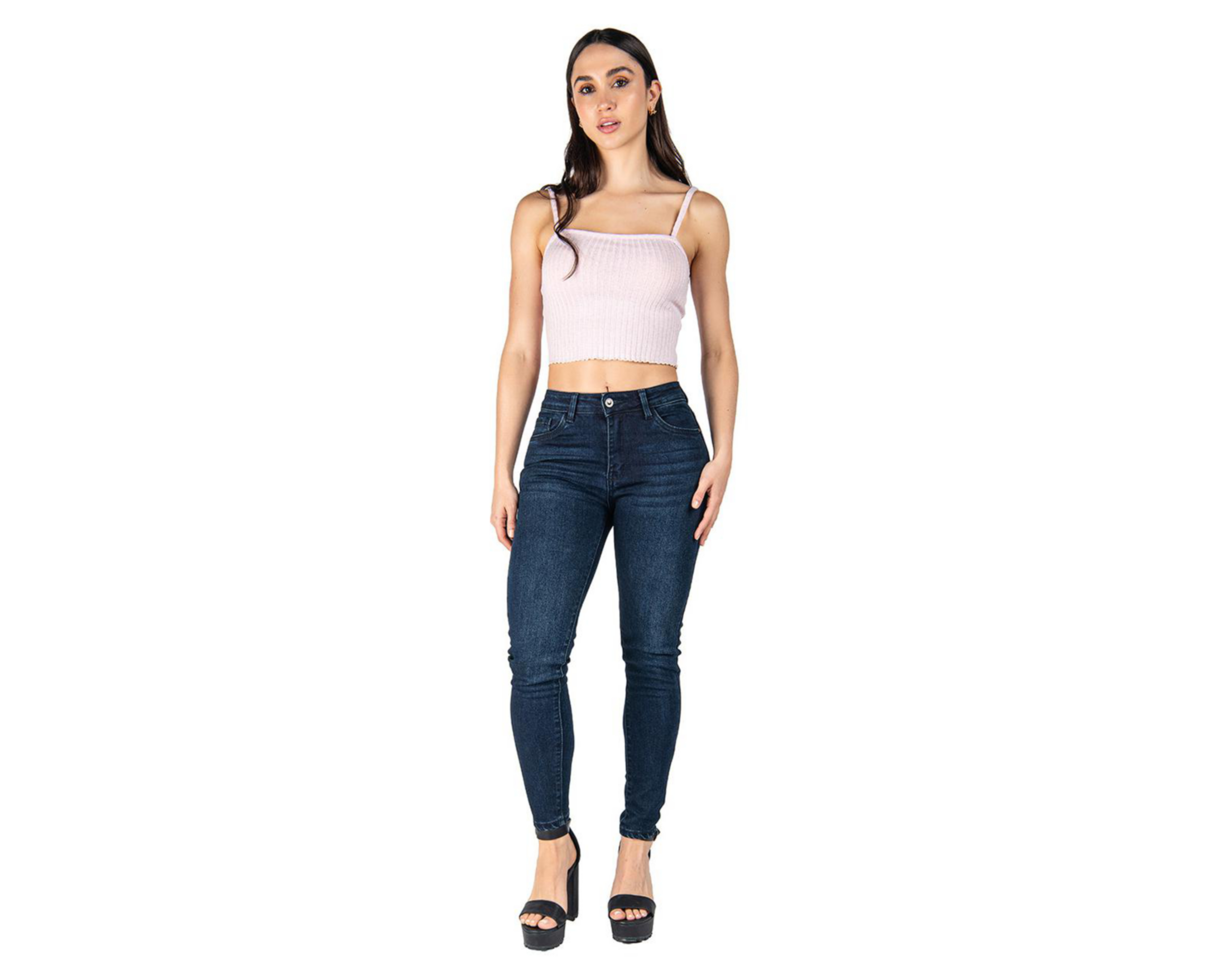 Foto 3 pulgar | Jeans Skinny Most Look para Mujer