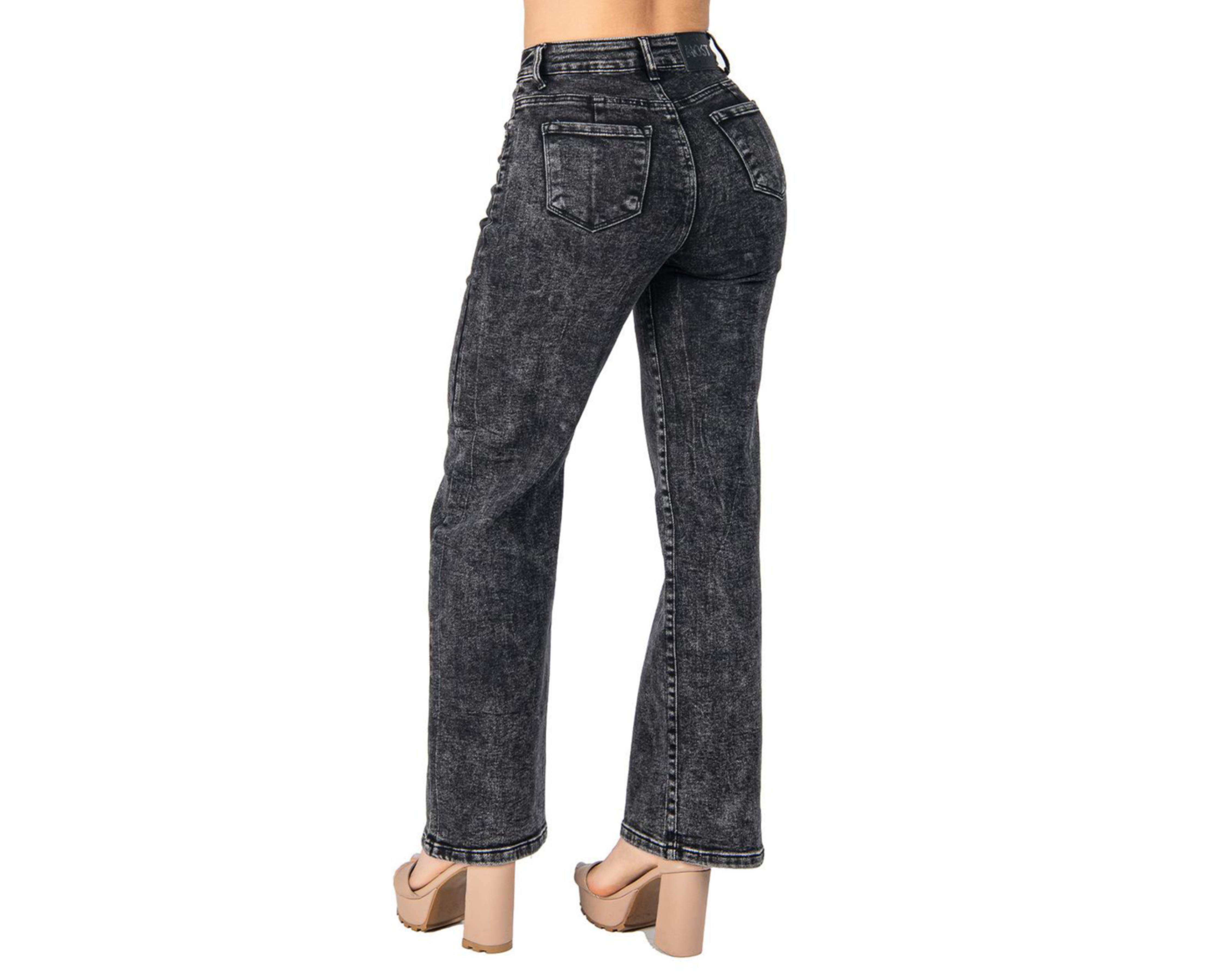 Foto 4 pulgar | Jeans Wide Leg Most Look para Mujer