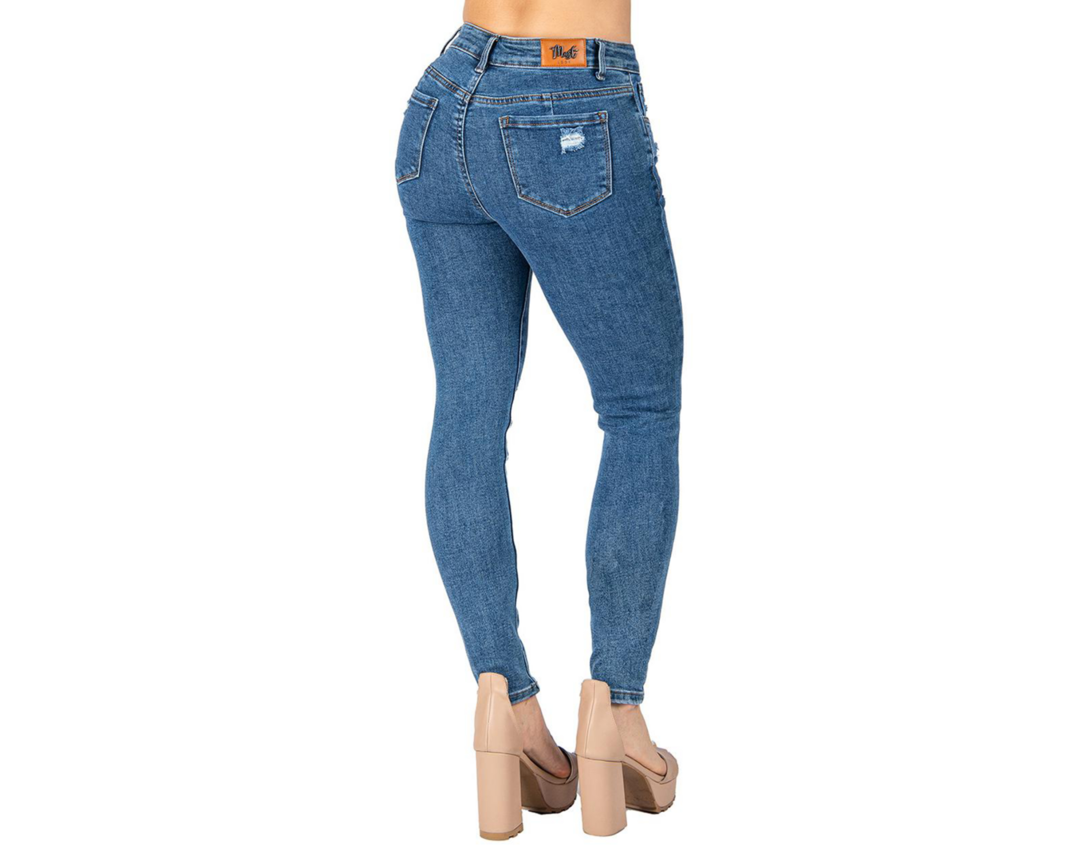 Foto 4 pulgar | Jeans Skinny Most Look para Mujer