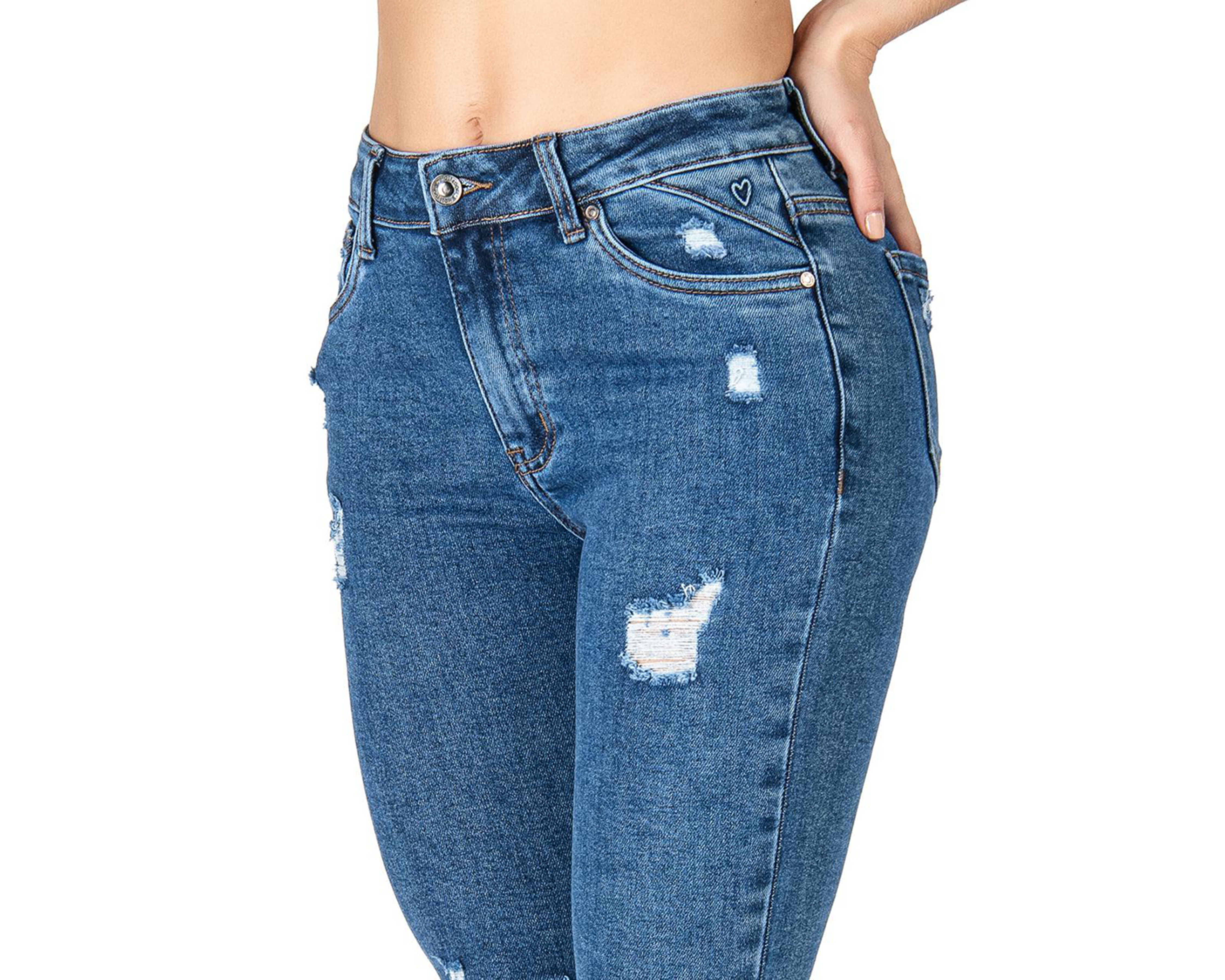 Foto 5 pulgar | Jeans Skinny Most Look para Mujer