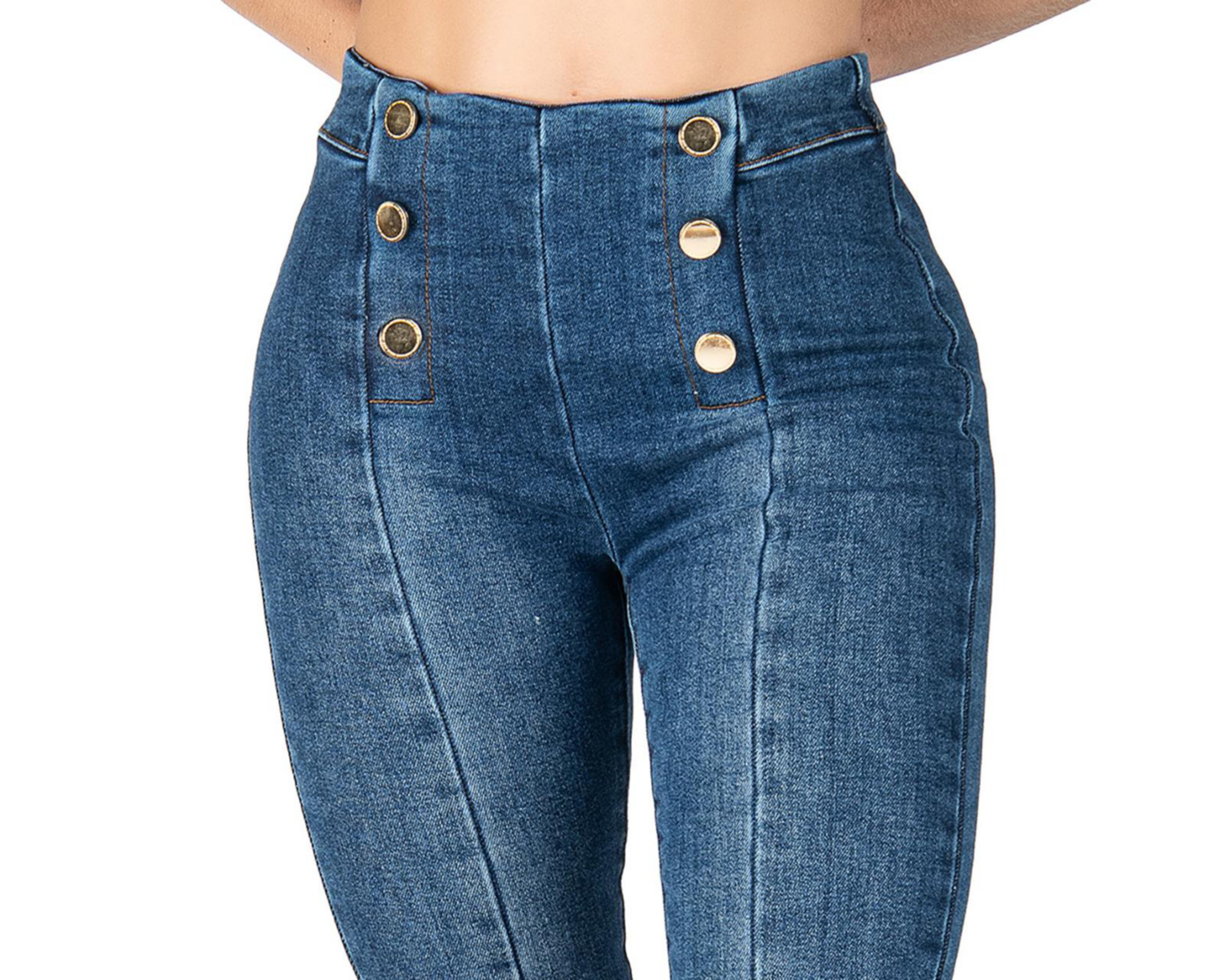 Foto 5 pulgar | Jeans Skinny Most Look para Mujer