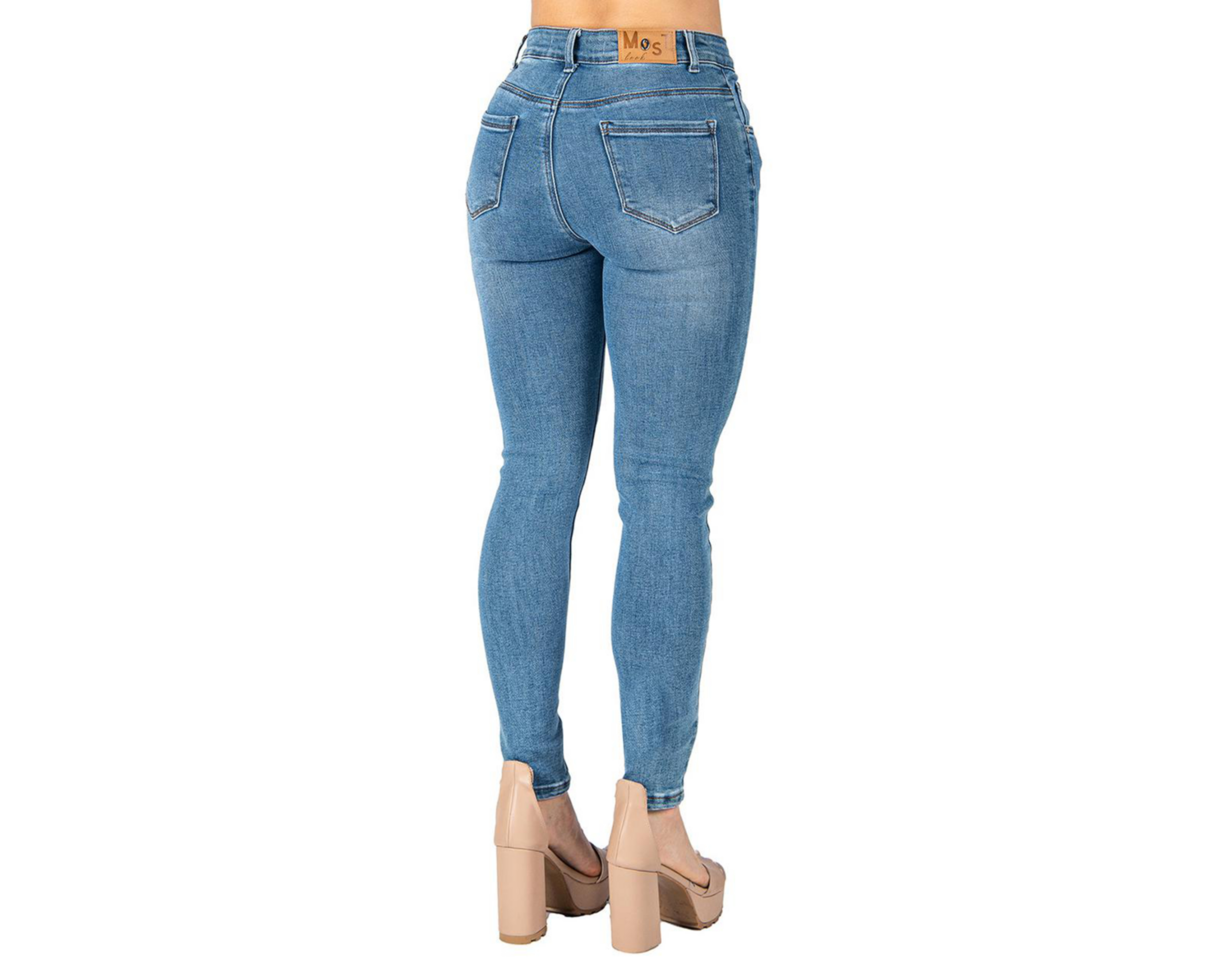 Foto 4 pulgar | Jeans Skinny Most Look para Mujer