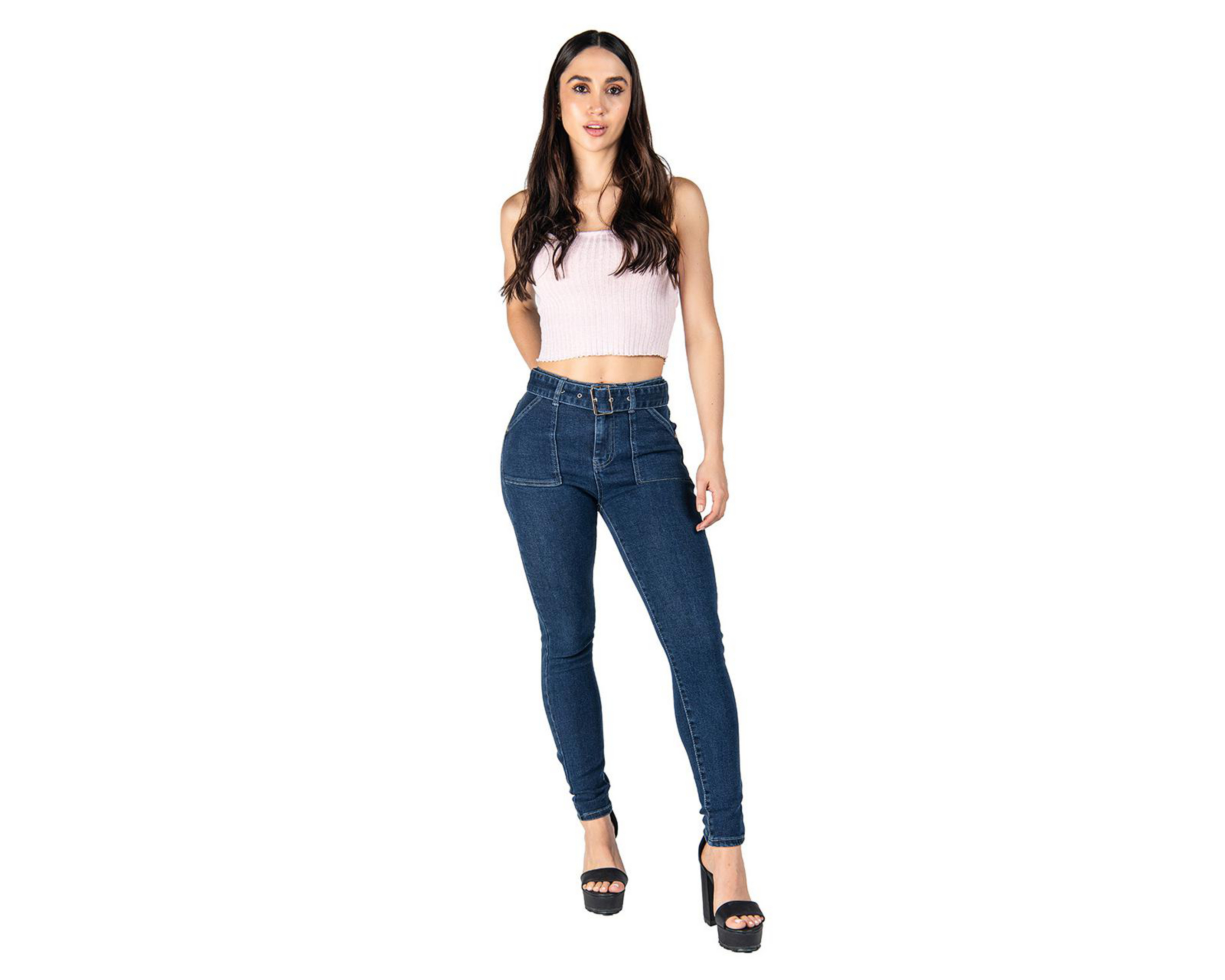 Foto 3 pulgar | Jeans Skinny Most Look para Mujer