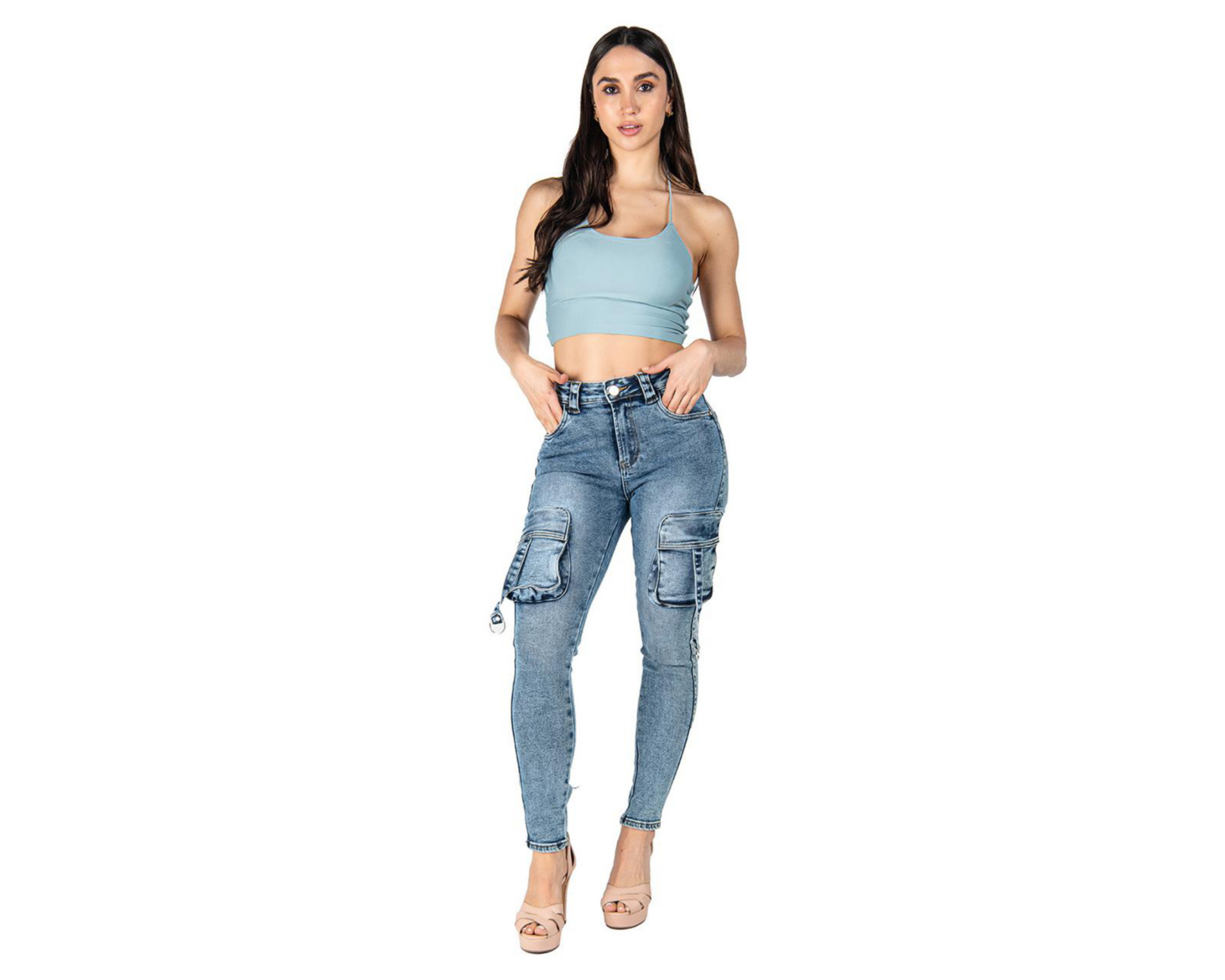 Foto 3 pulgar | Jeans Skinny Most Look para Mujer