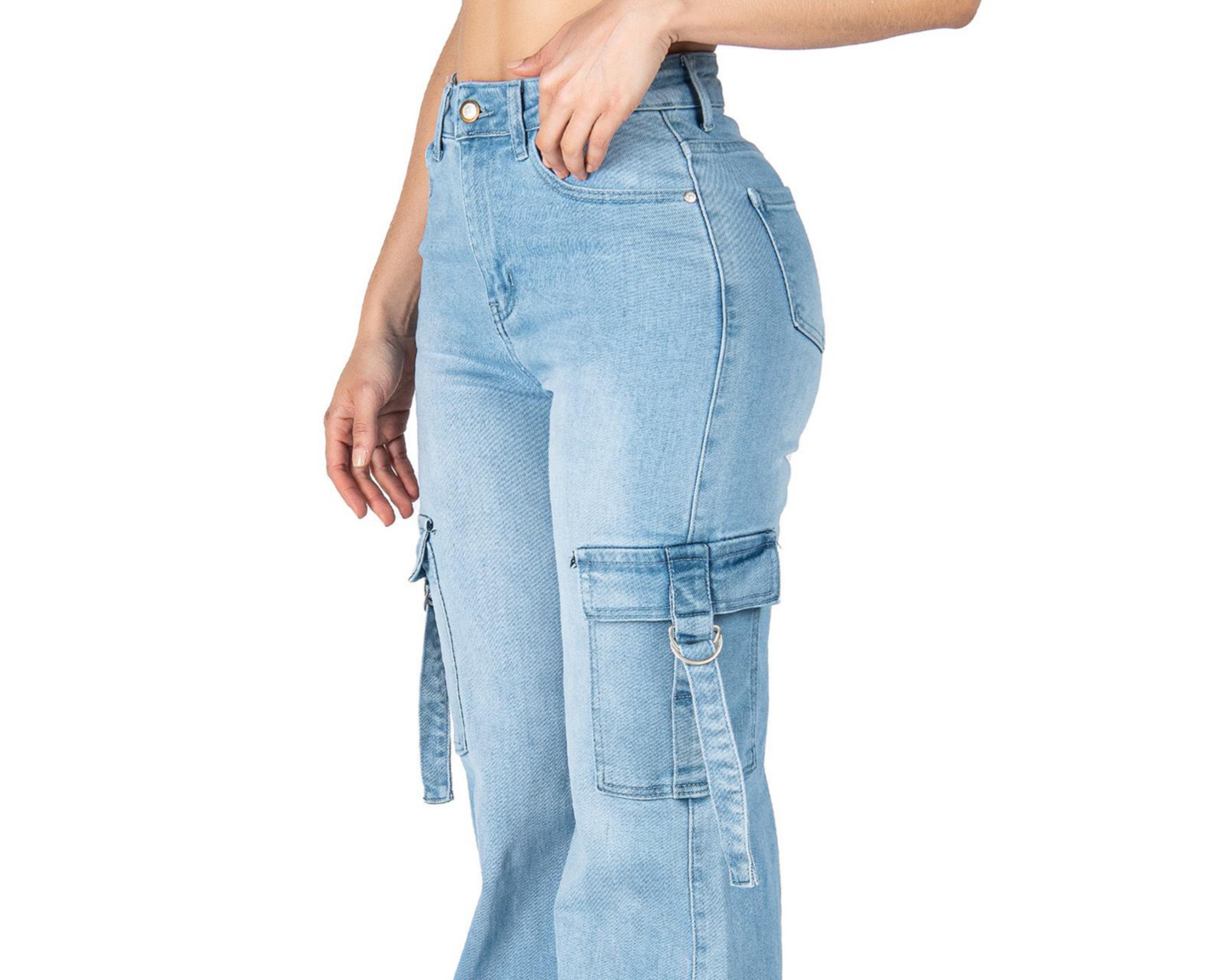 Foto 4 | Jeans Wide Leg Most Look para Mujer