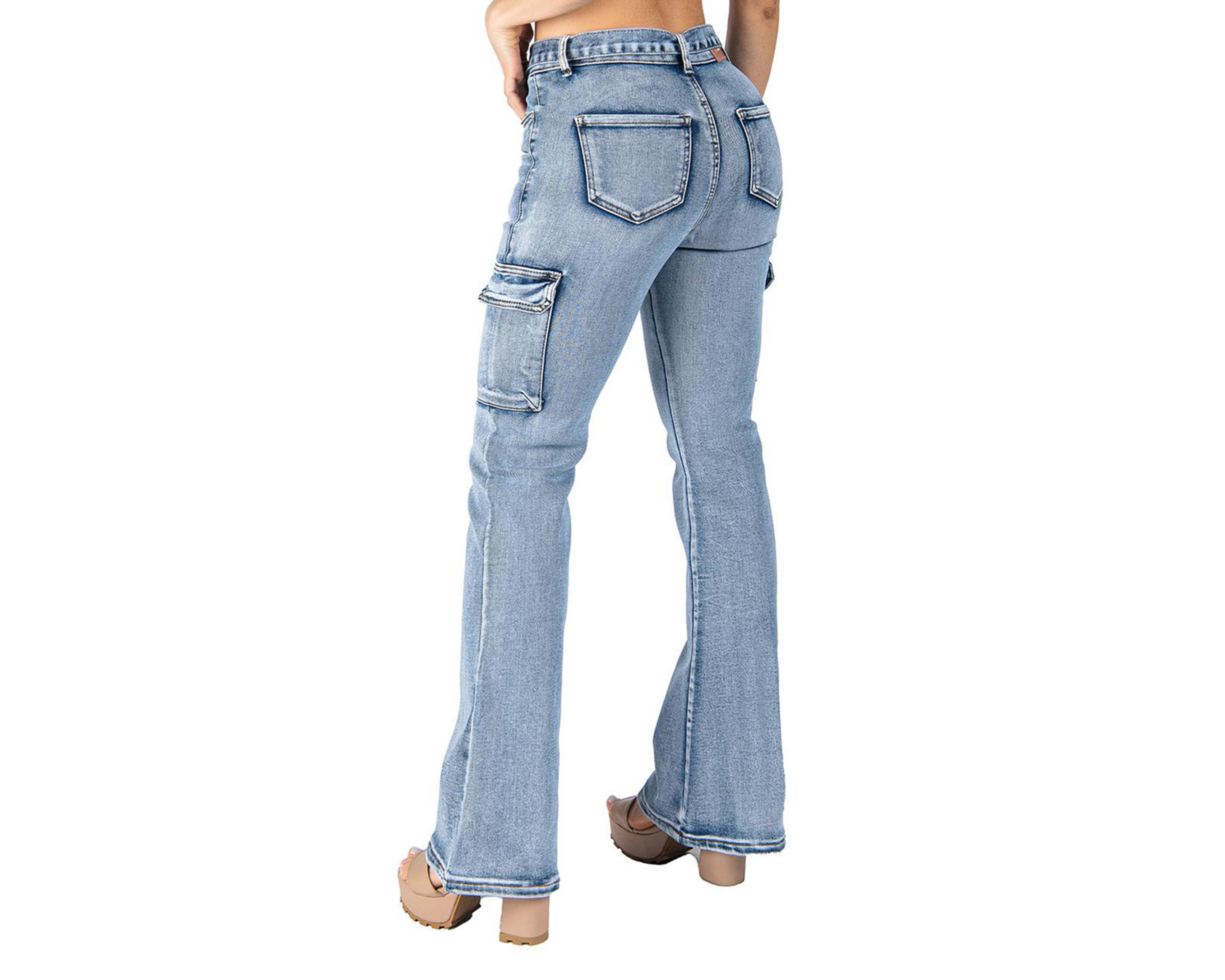 Foto 4 pulgar | Jeans Flare Most Look para Mujer