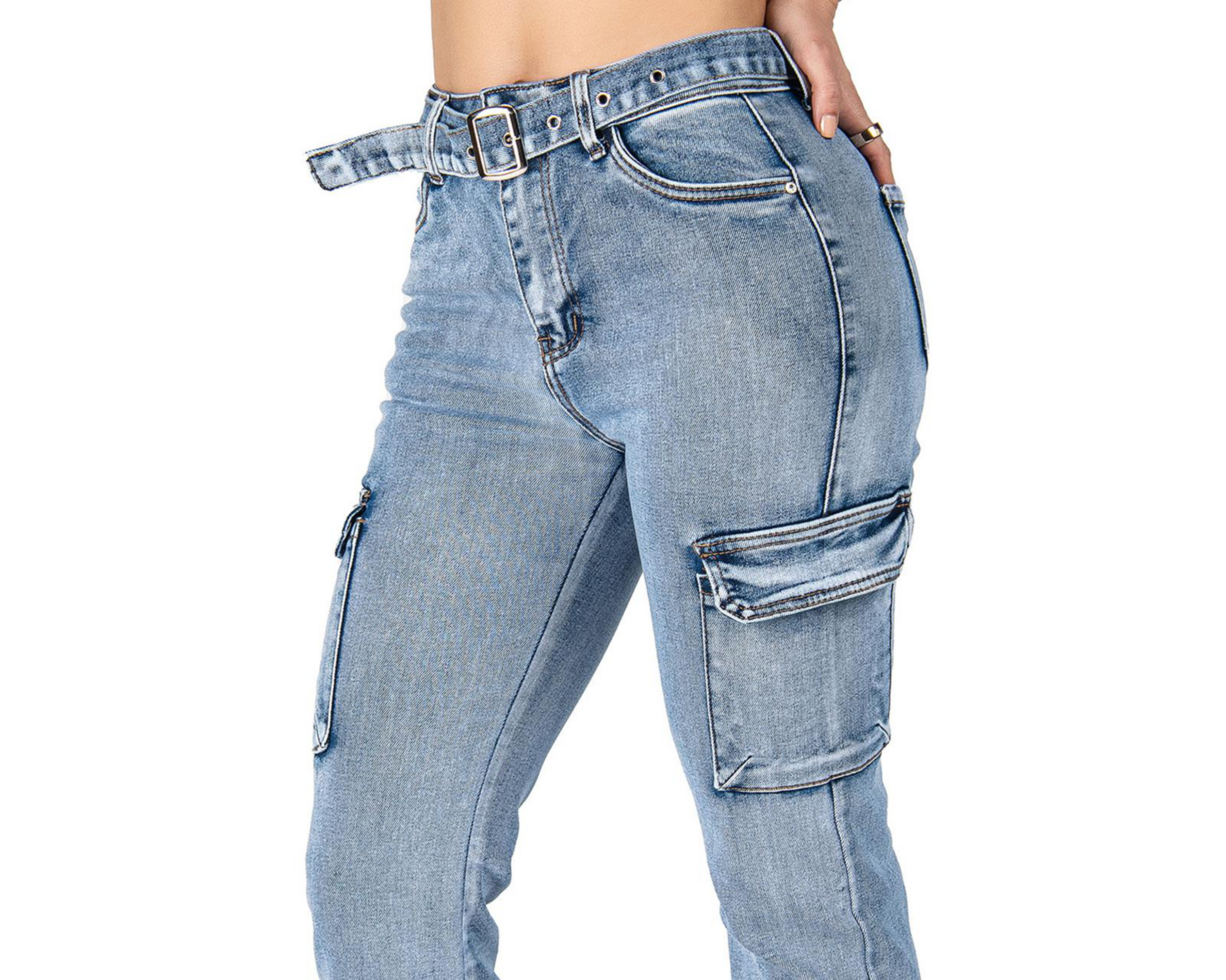 Foto 5 pulgar | Jeans Flare Most Look para Mujer