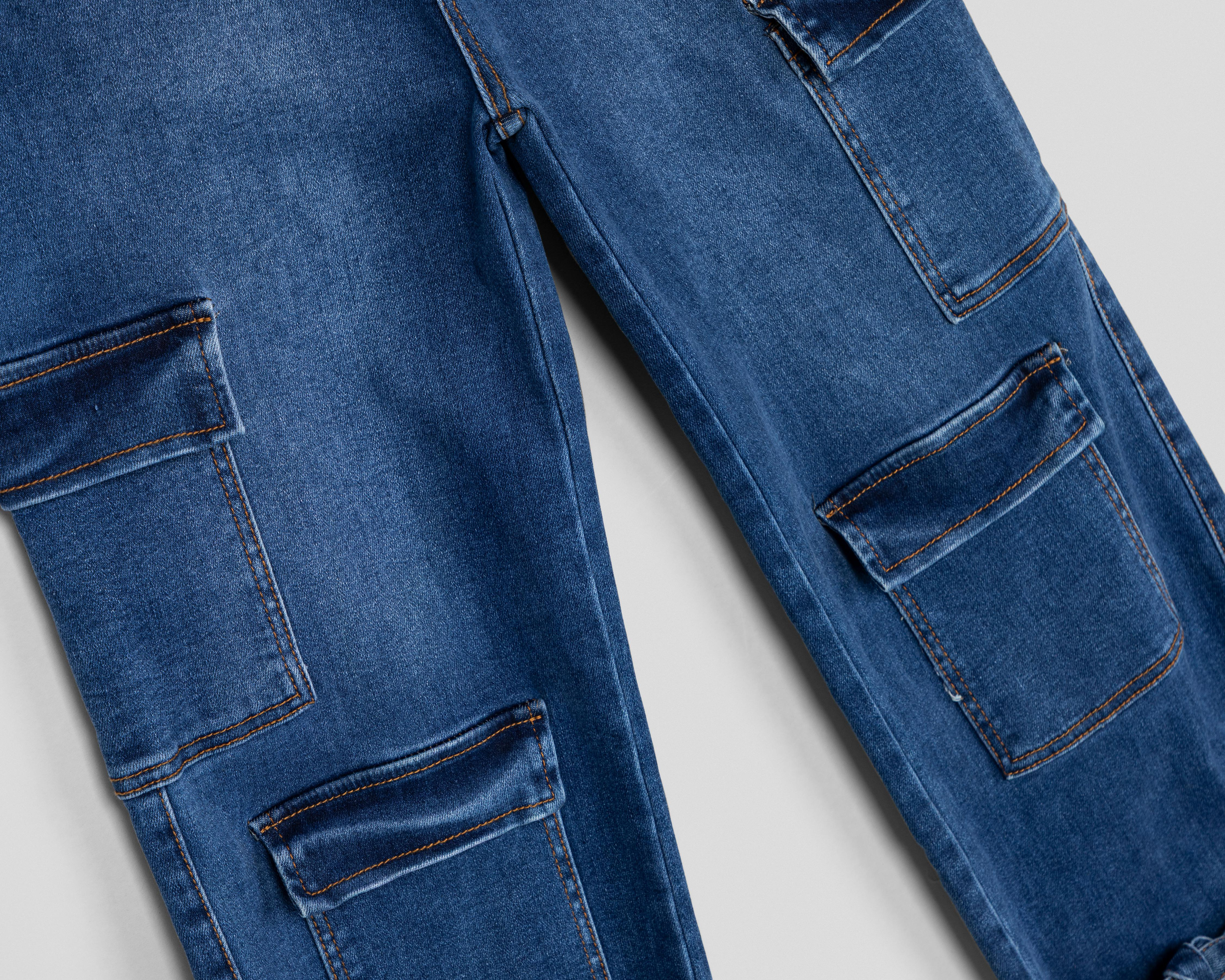 Foto 4 pulgar | Jeans Wide Leg Most Look para Mujer