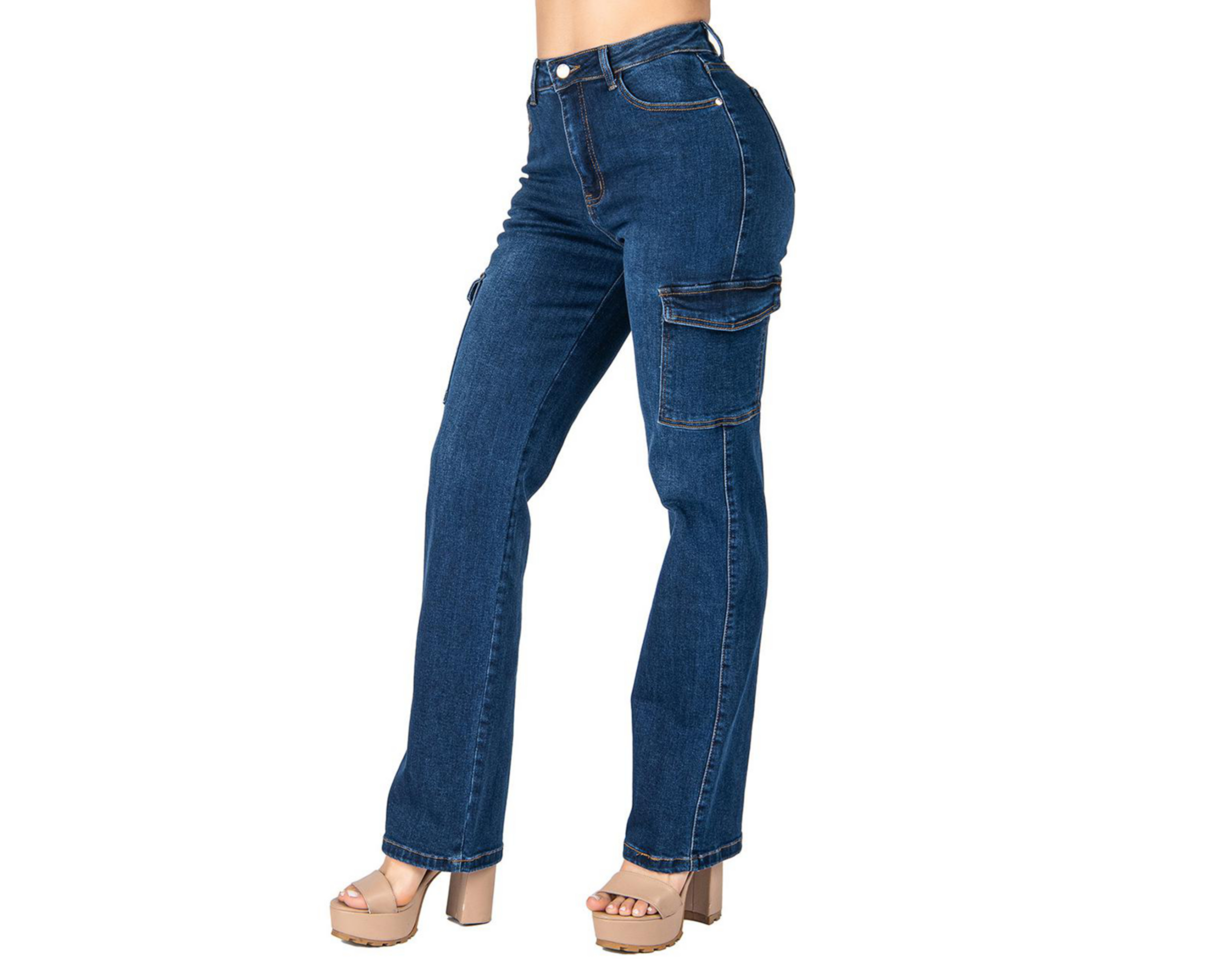 Foto 2 pulgar | Jeans Regular Most Look para Mujer