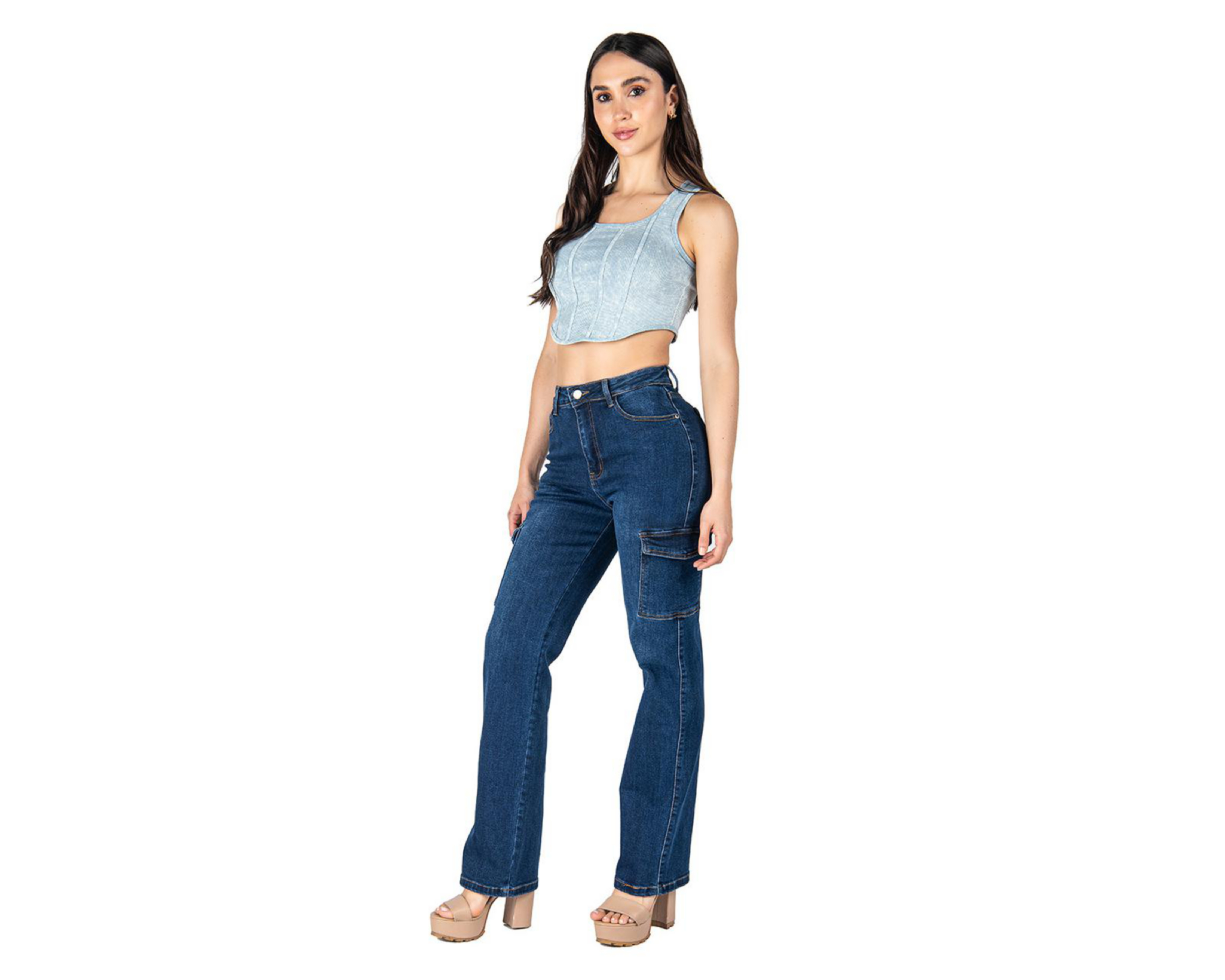 Foto 3 pulgar | Jeans Regular Most Look para Mujer