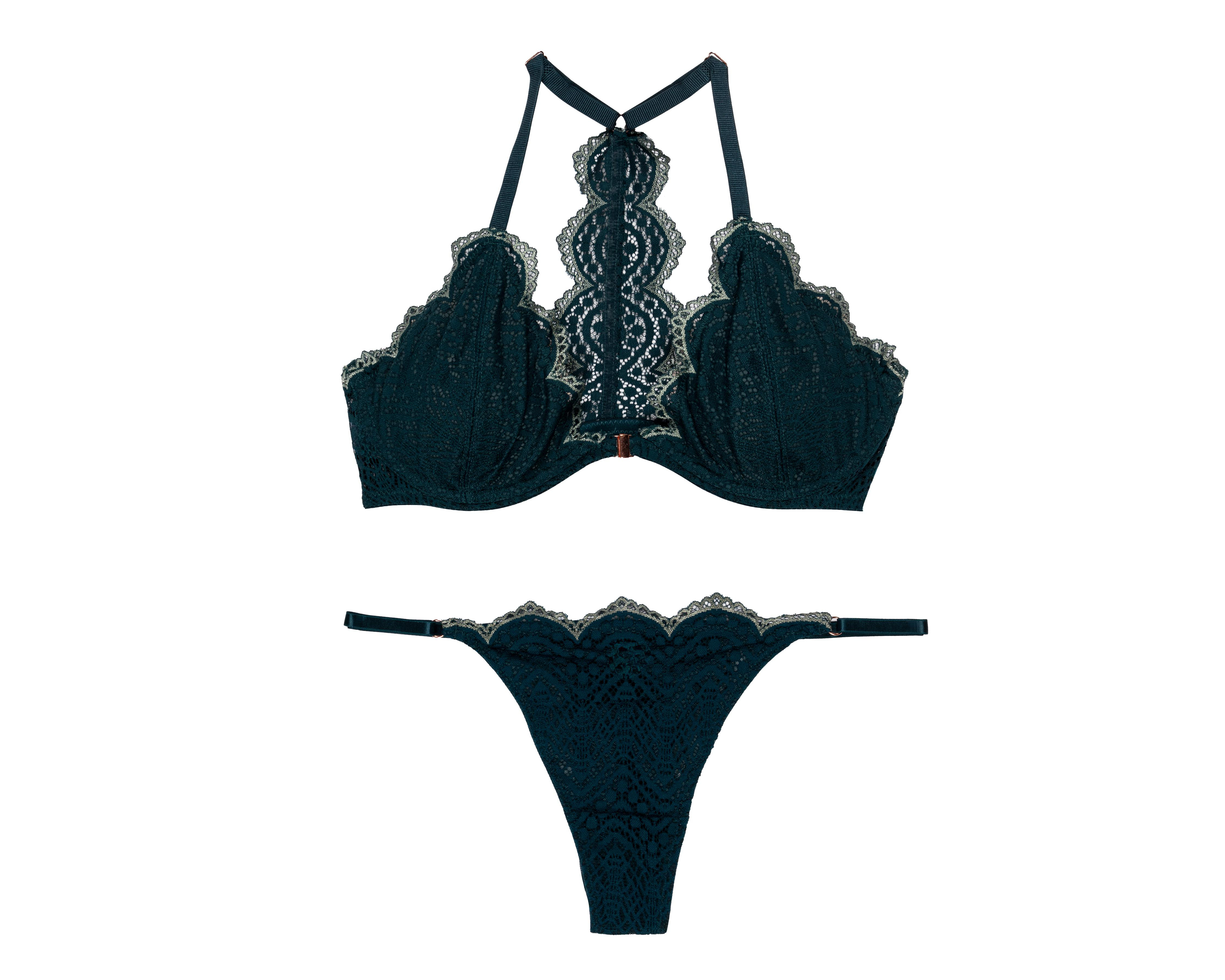 Coordinado de Encaje Carnival Copa Completa para Mujer 2 Pack $149