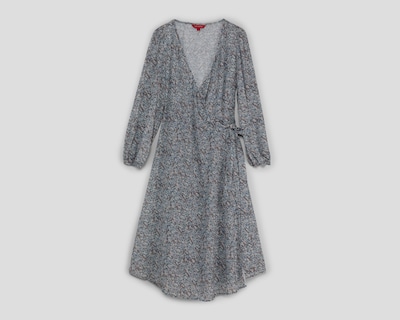 Foto 1 | Vestido Sahara Casual Escote V Estampado Manga Larga